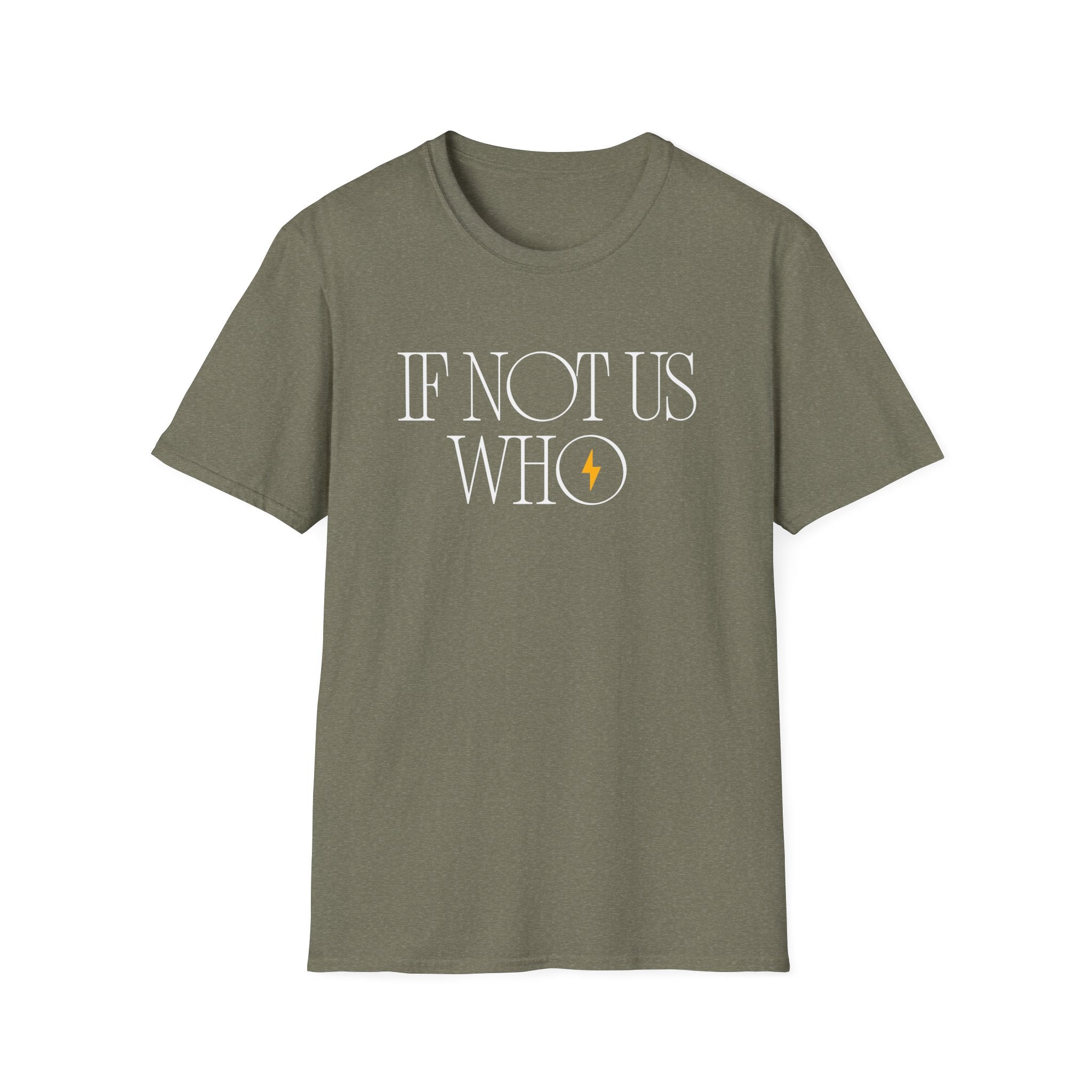 If Not Us, Who | Men's 100% Cotton T-Shirt | Sizes Up To 5XL