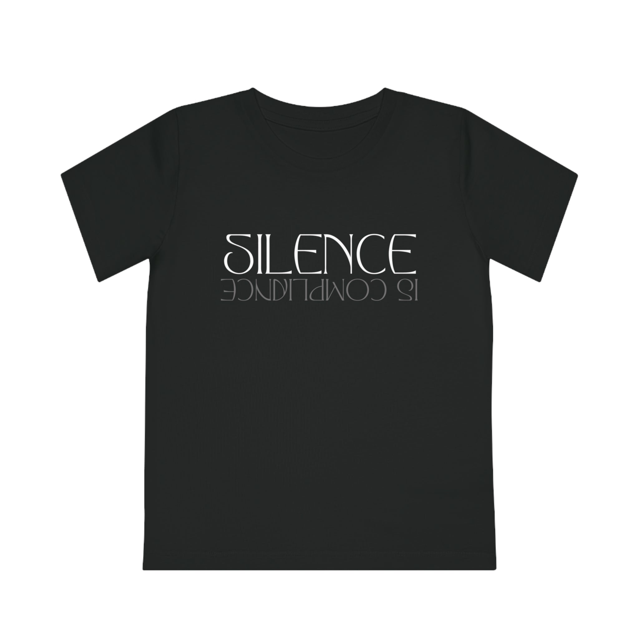 Silence is Compliance | Kids & Teens 100% Organic T-Shirt | Youth Sizes 3 to 14