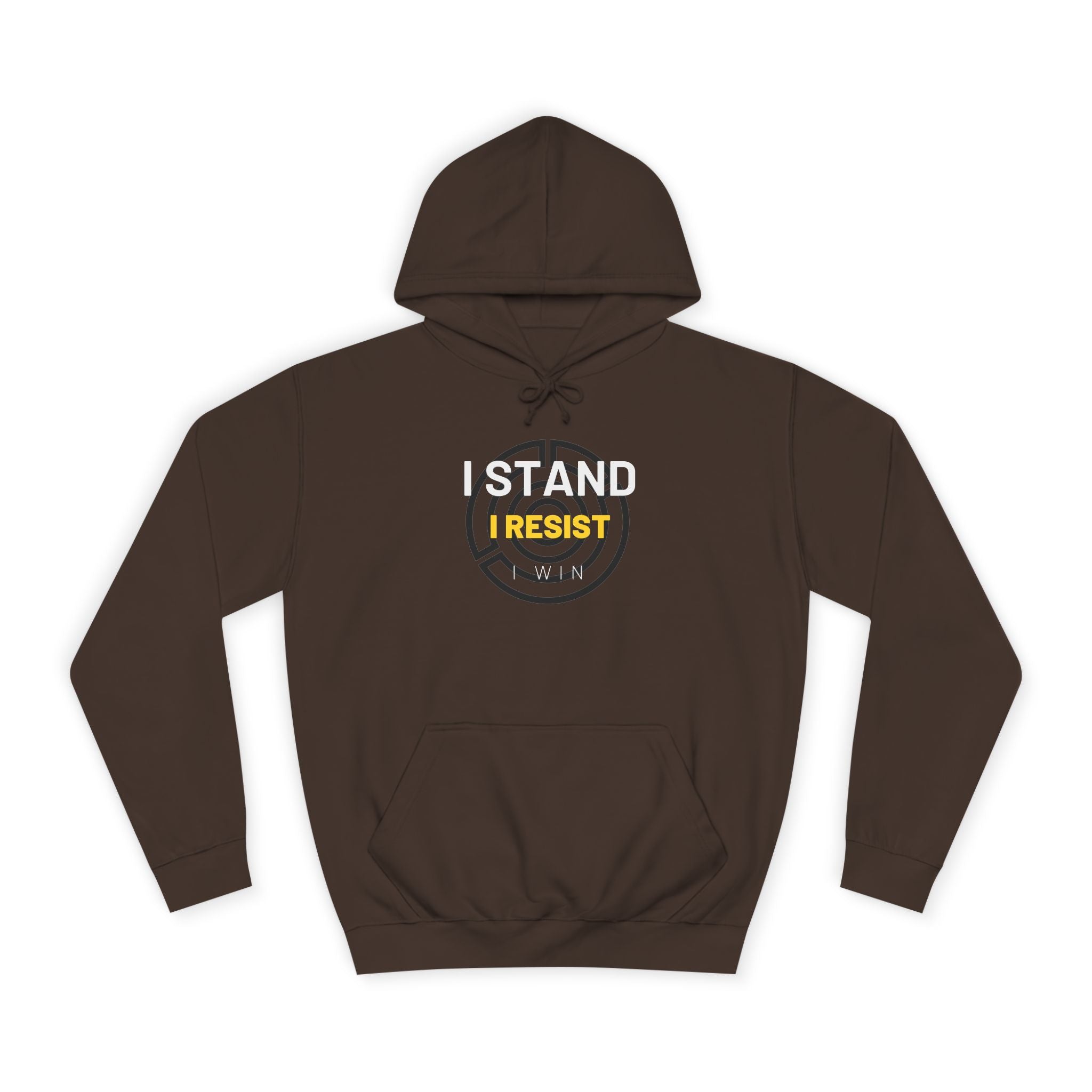 I Stand. I Resist. I Win. | Ultimate Men’s Hoodie for Patriots | Sizes Up To 2XL