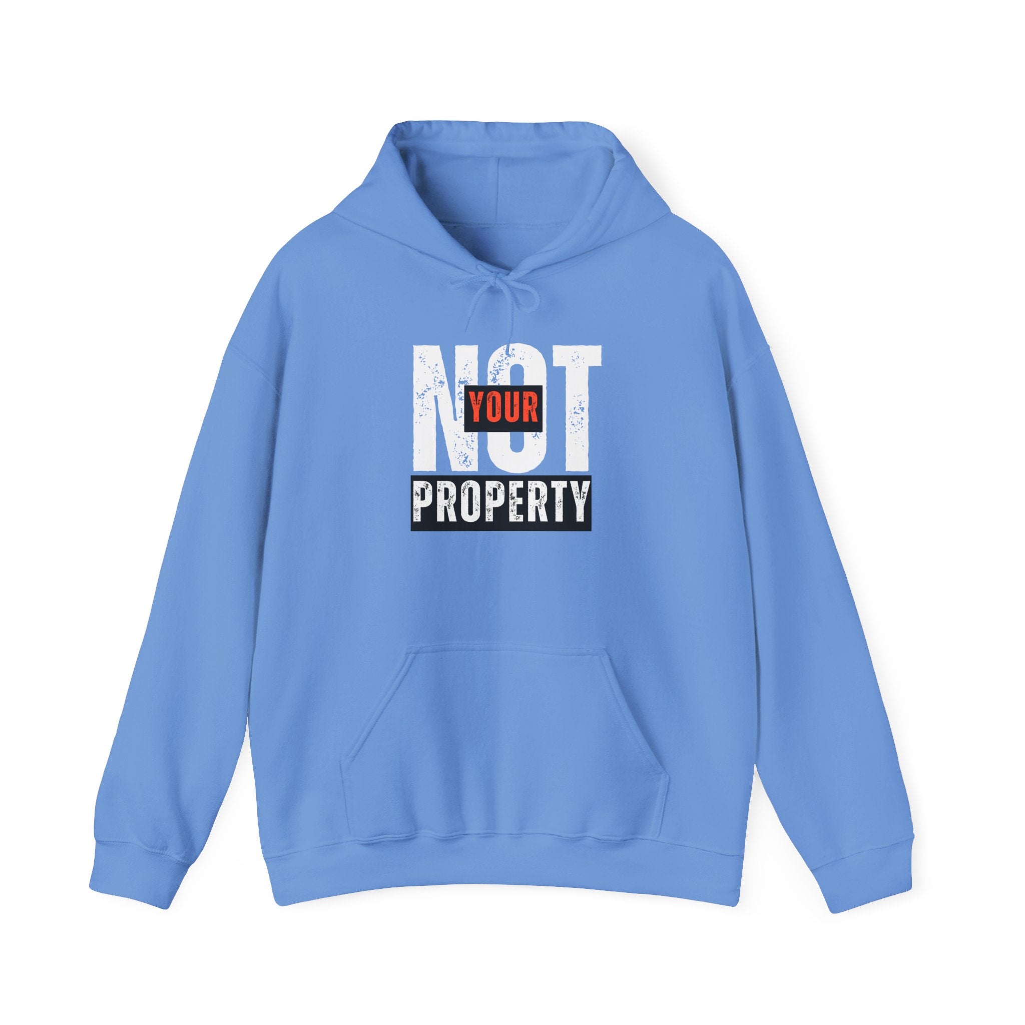 Not Your Property | Women's Soft Cotton Poly Blend Hoodie | Sizes Up To 5XL
