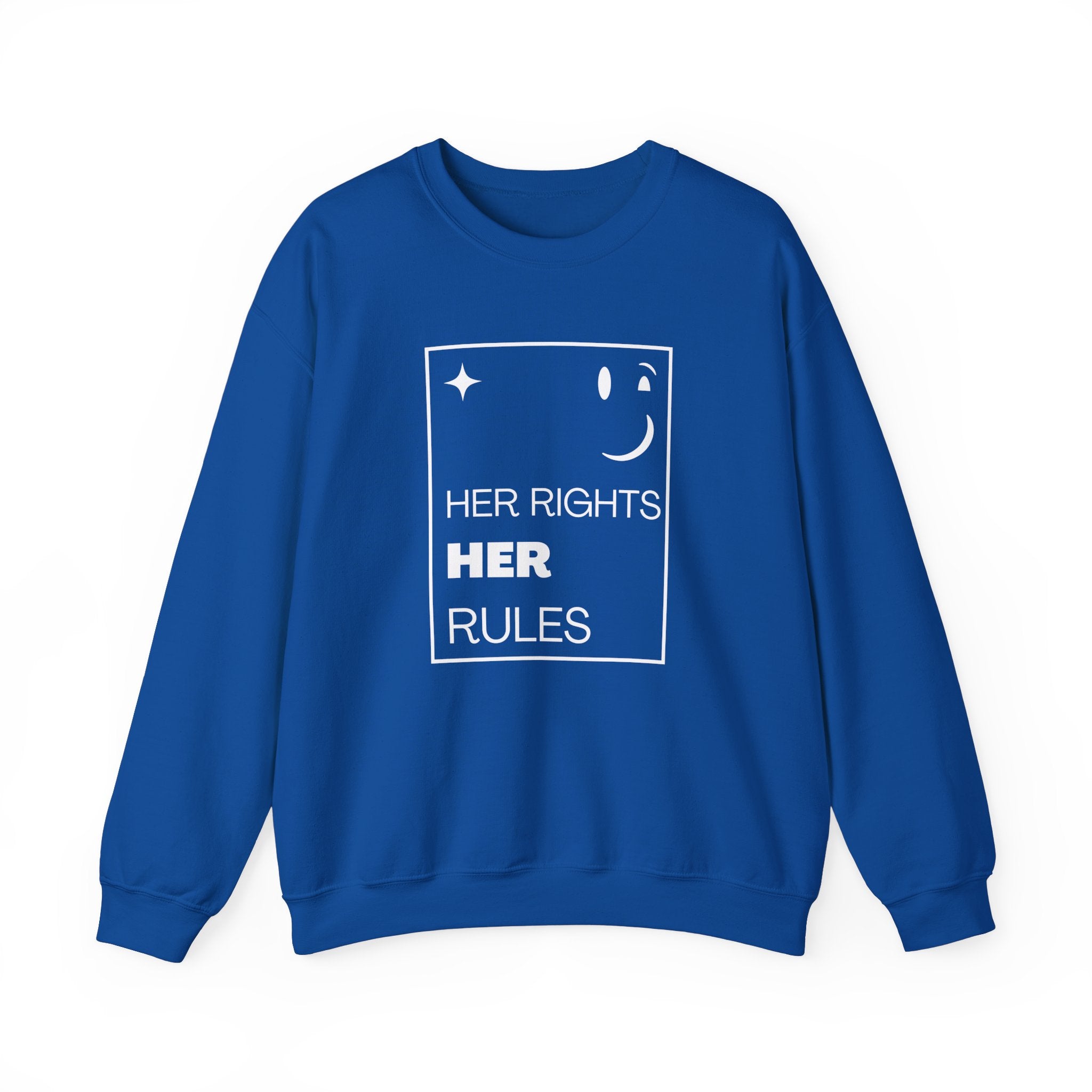 Her Rights, Her Rules | Women's Crewneck Sweatshirt | Sizes Up To 5XL