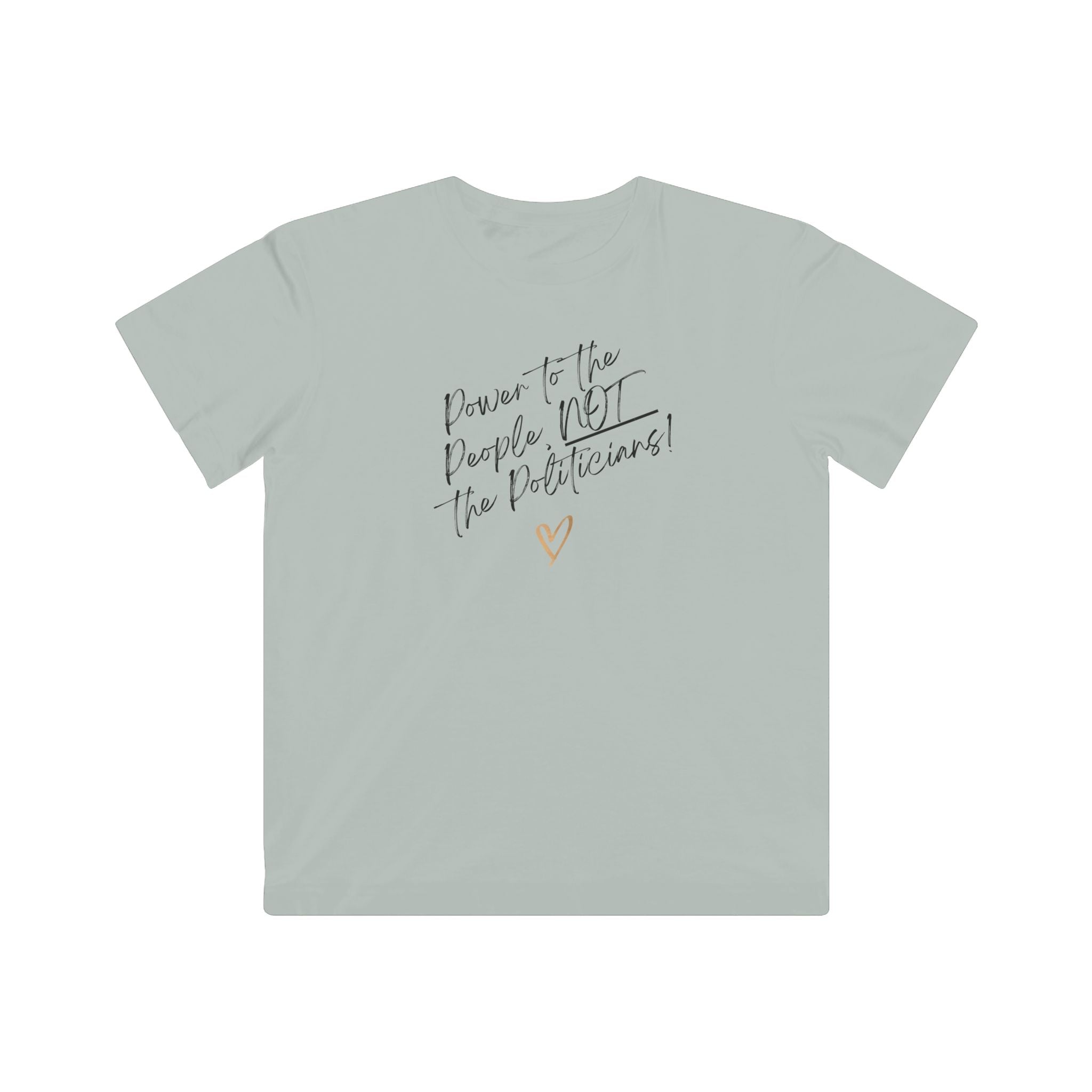 Power to the People | Kids Super Soft 100% Cotton T-Shirt | Sizes XS to XL