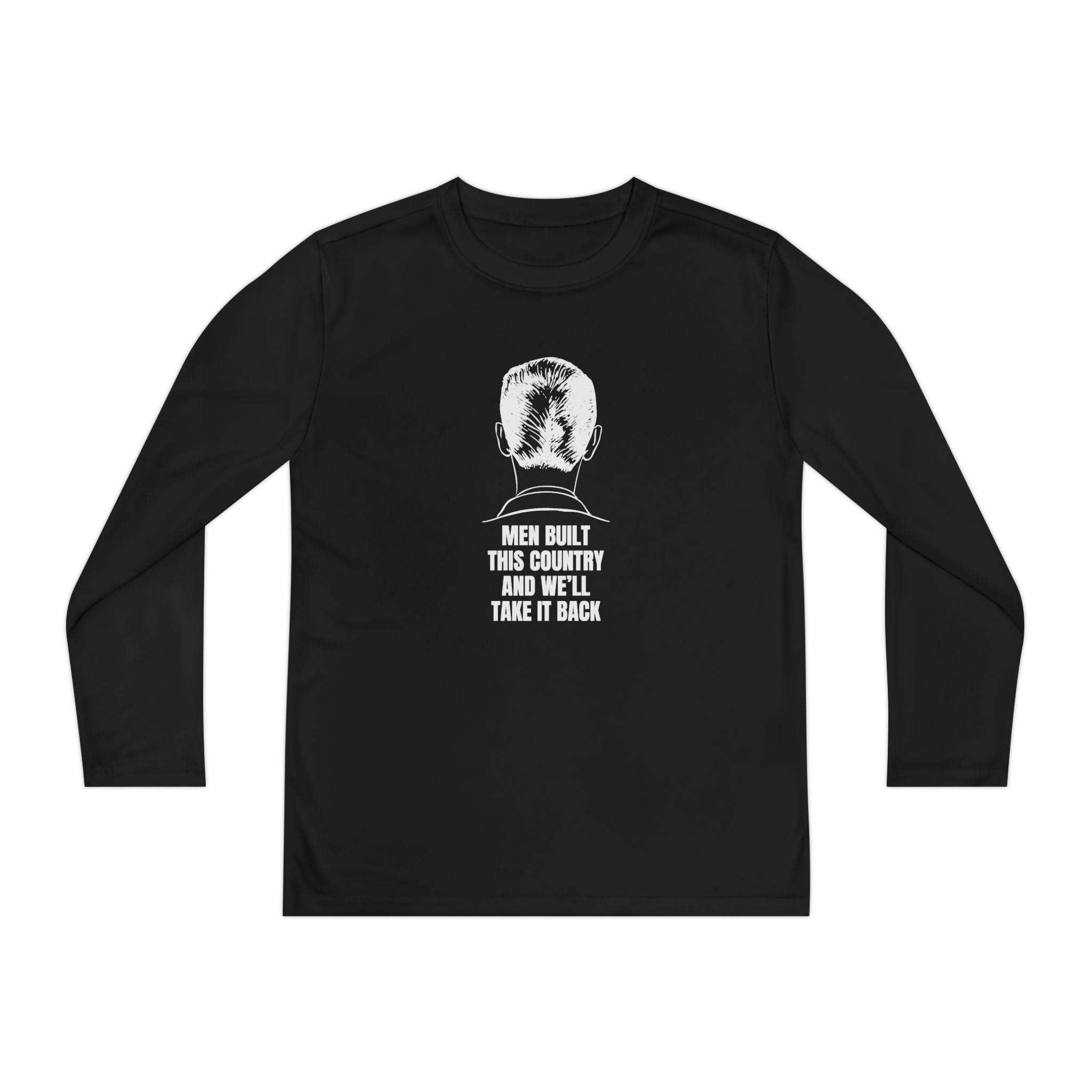 Men Built This Country | Youth Long Sleeve Tee | Future Leader & Patriot