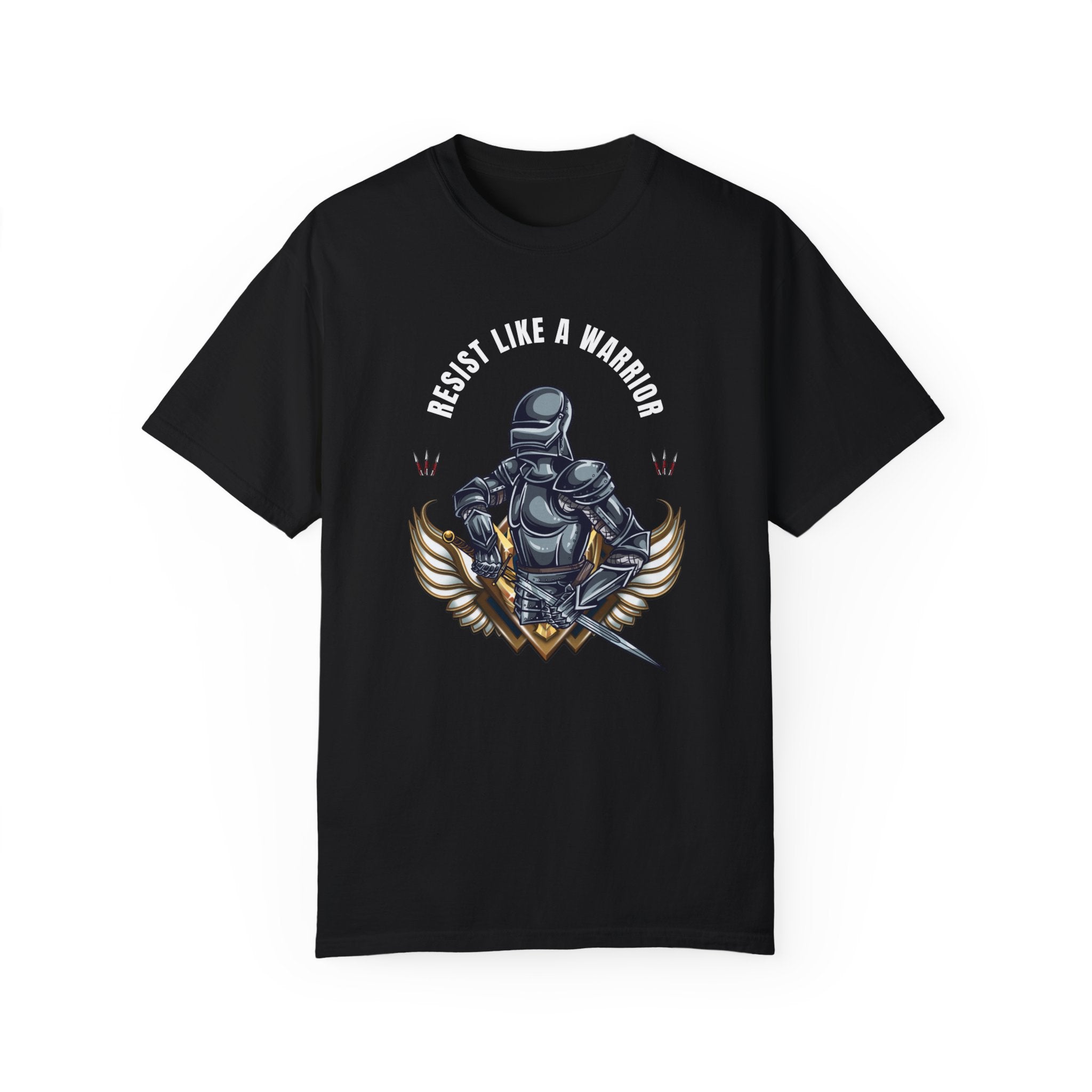 'Resist Like a Warrior' | Men's 100% USA Cotton T-shirt | Sizes Up To 4XL