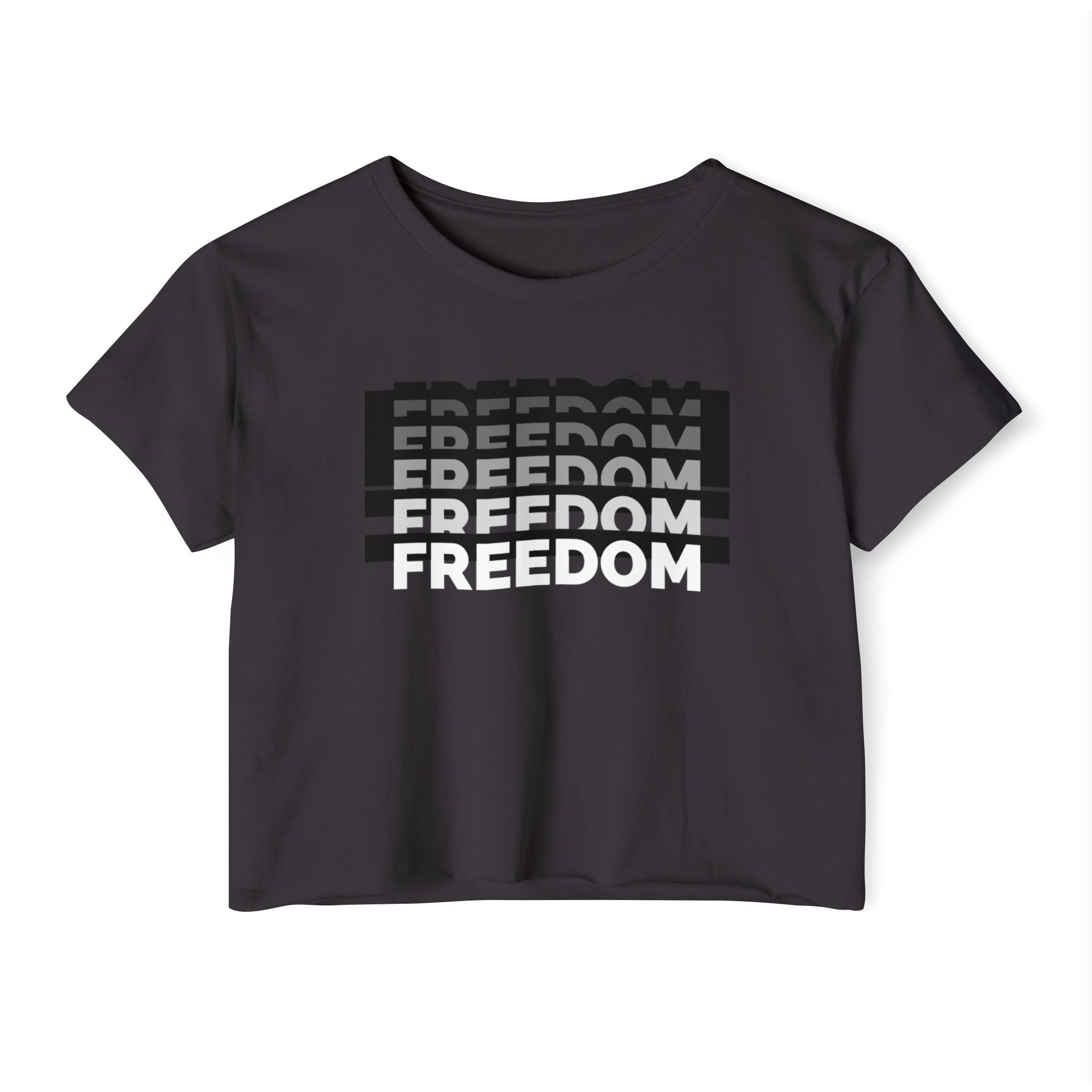 FREEDOM | Women's Lightweight Crop Top | Sizes Up To 2XL
