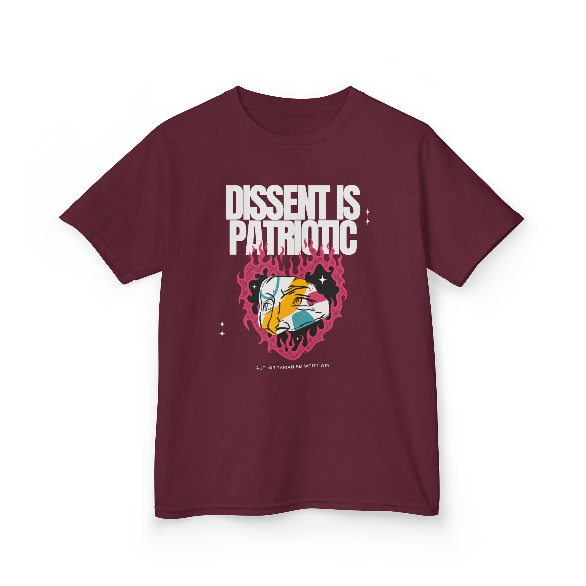 Dissent is Patriotic | Kids Heavy 100% Cotton T-Shirt | Size XS to XL
