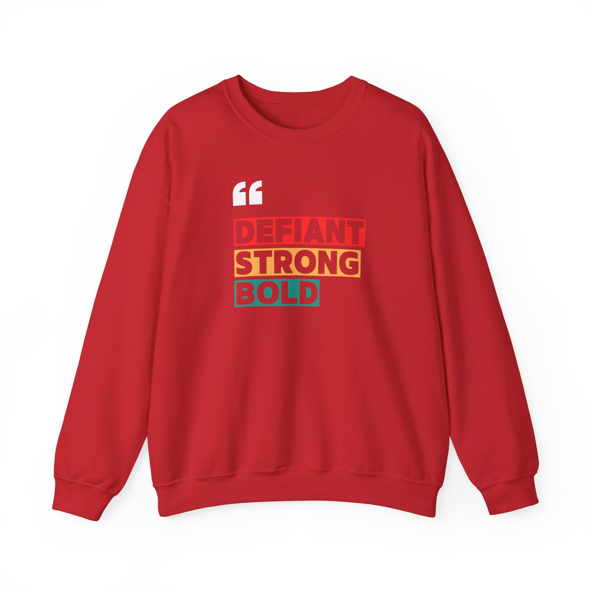 Defiant. Strong. Bold. | Women's Crewneck Sweatshirt | Sizes Up To 5XL