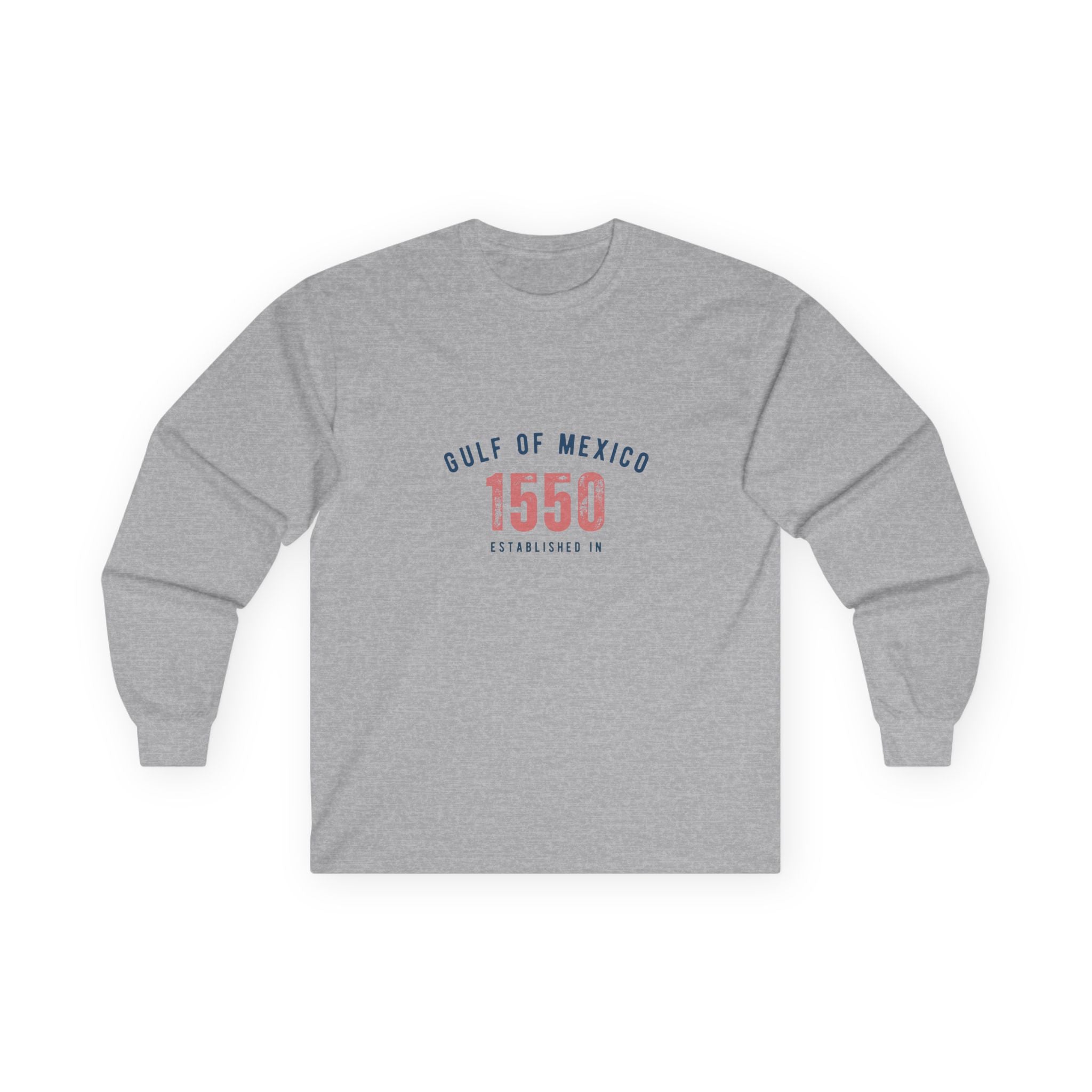 Gulf of Mexico - Established in 1550 | Women's Long Sleeve Tee | | Sizes Up To 5XL