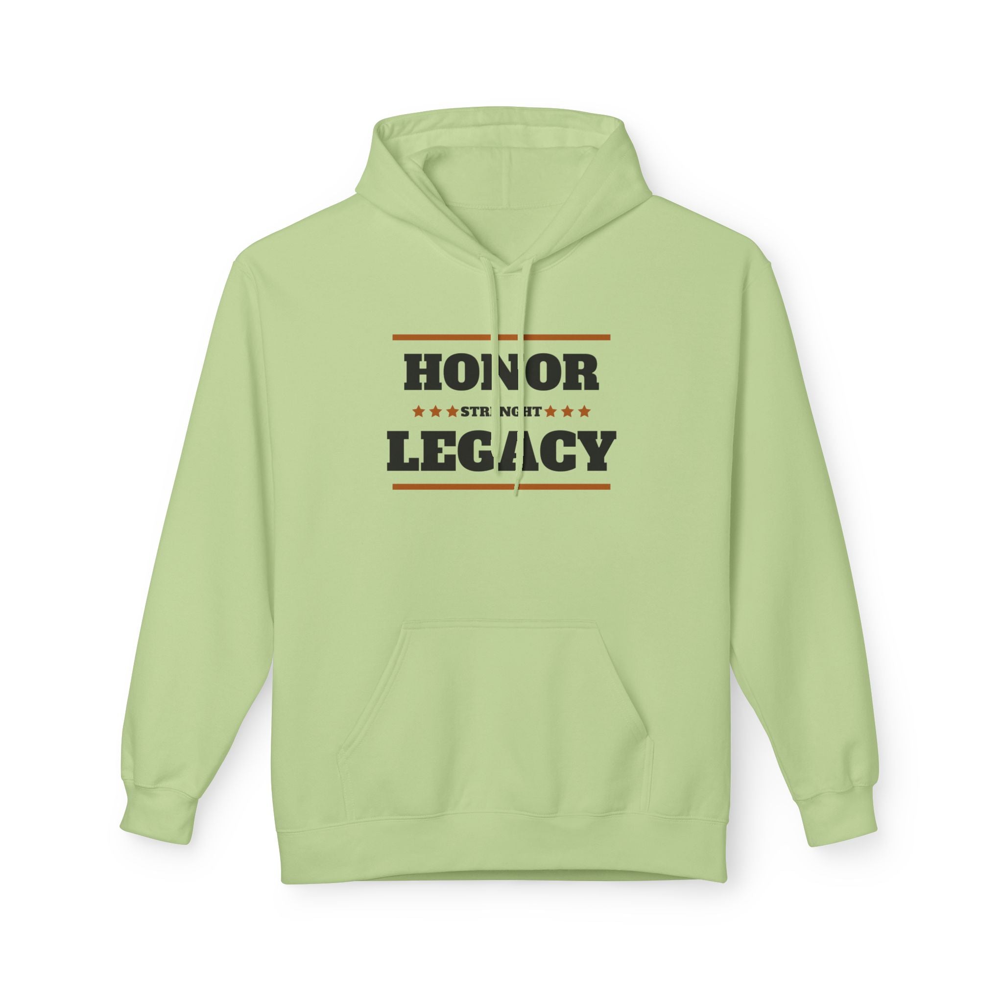 Honor. Strength. Legacy | Men's Softstyle Fleece Hoodie | Sizes Up To 5XL