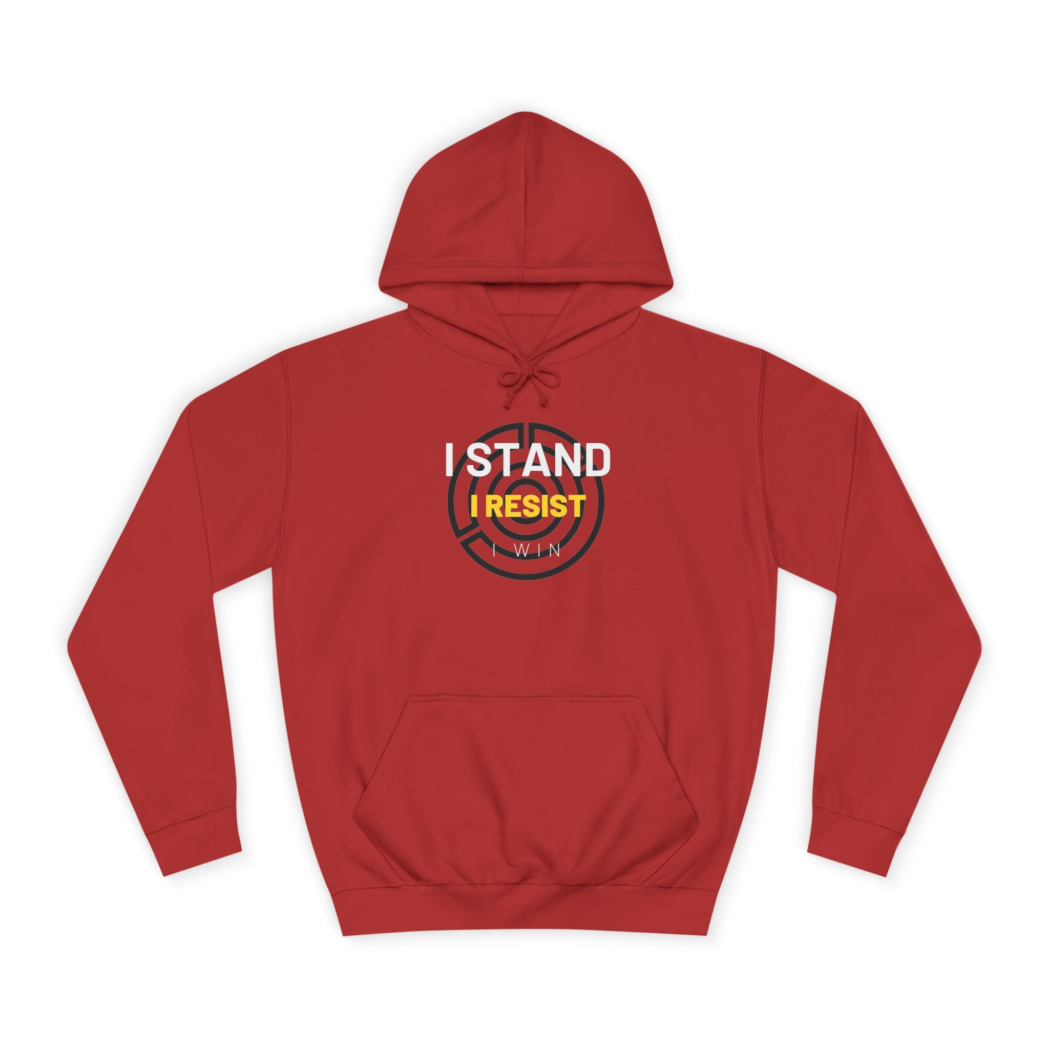 I Stand. I Resist. I Win. | Ultimate Men’s Hoodie for Patriots | Sizes Up To 2XL
