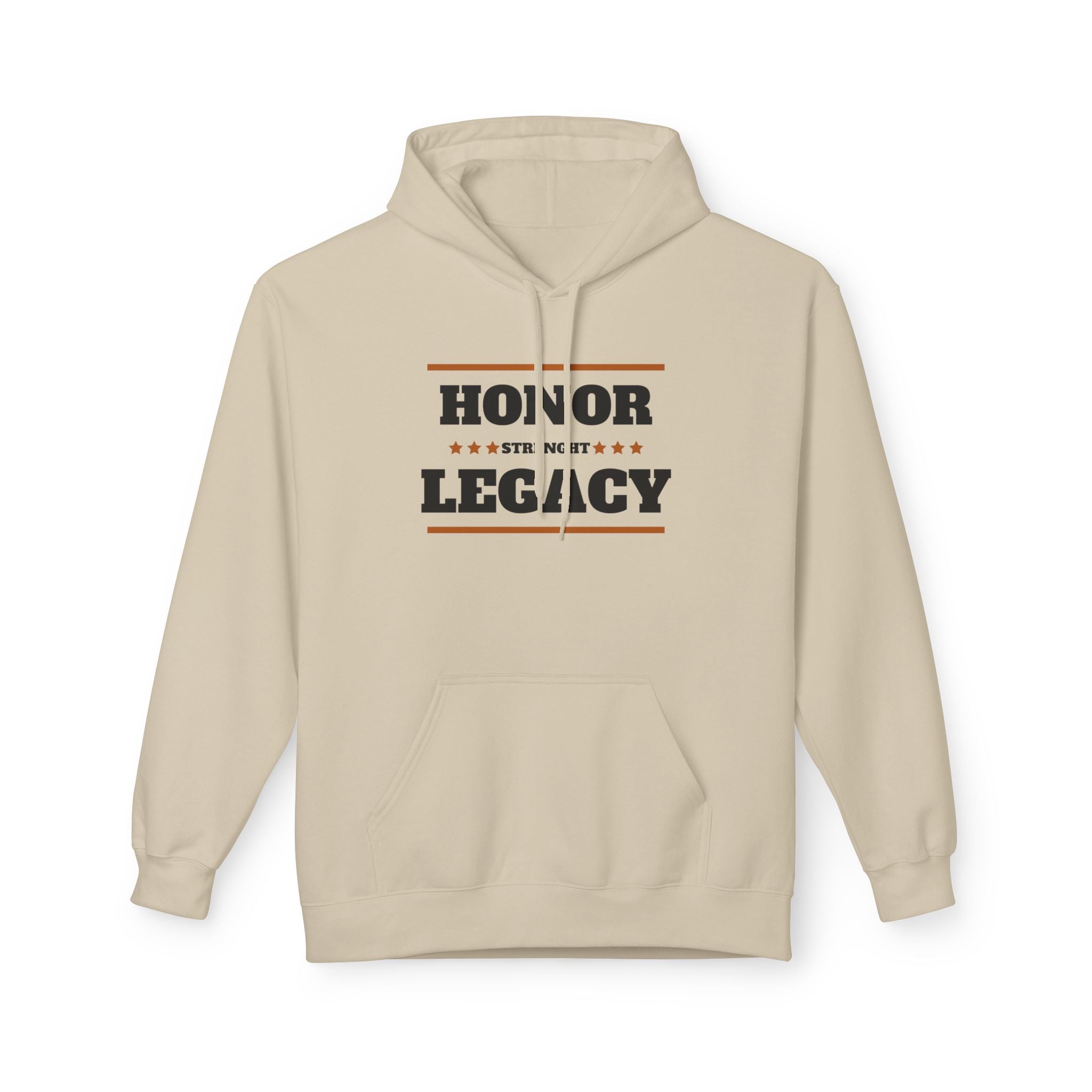 Honor. Strength. Legacy | Men's Softstyle Fleece Hoodie | Sizes Up To 5XL