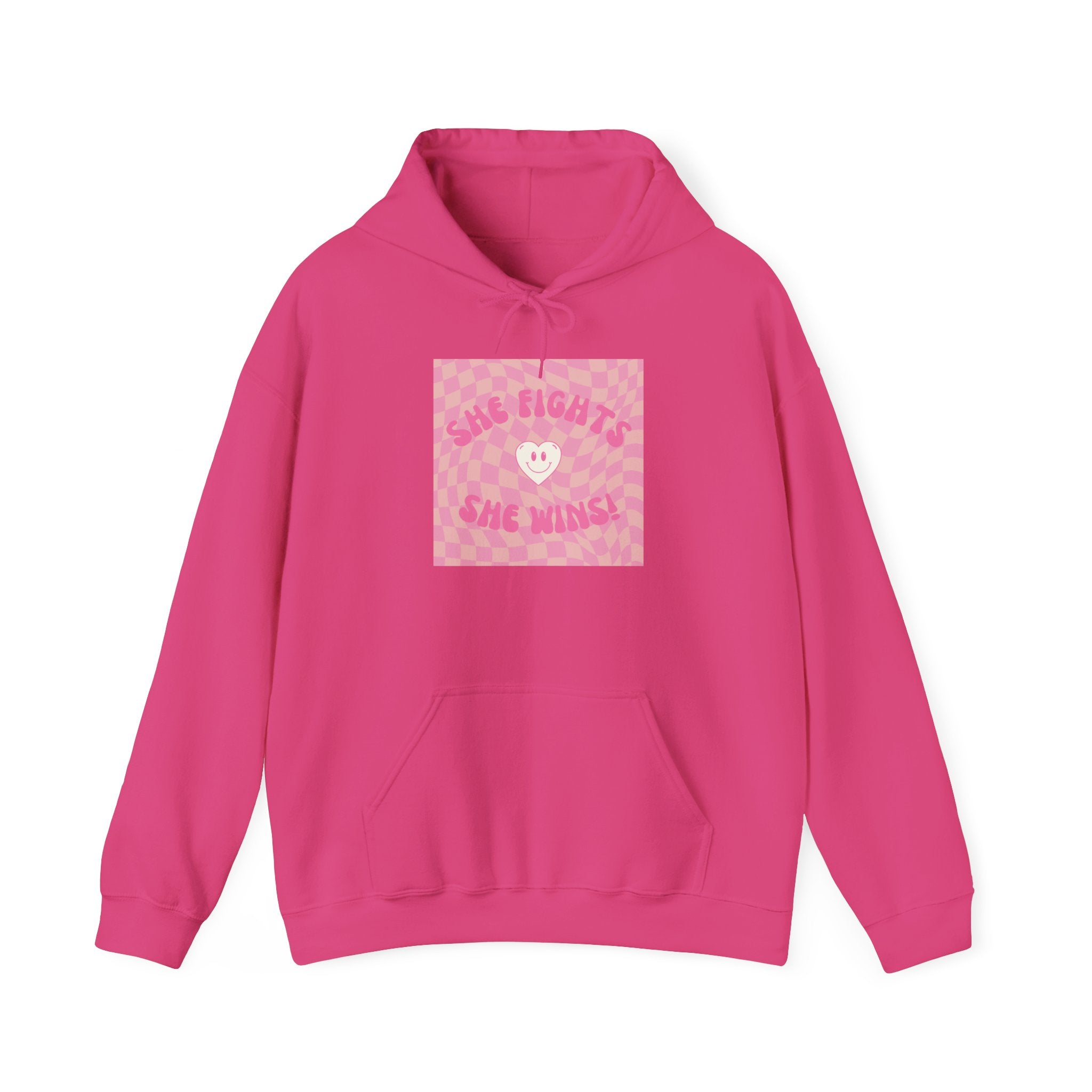 She Fights, She Wins! | Women’s Empowerment Hoodie | Sizes Up To 5XL