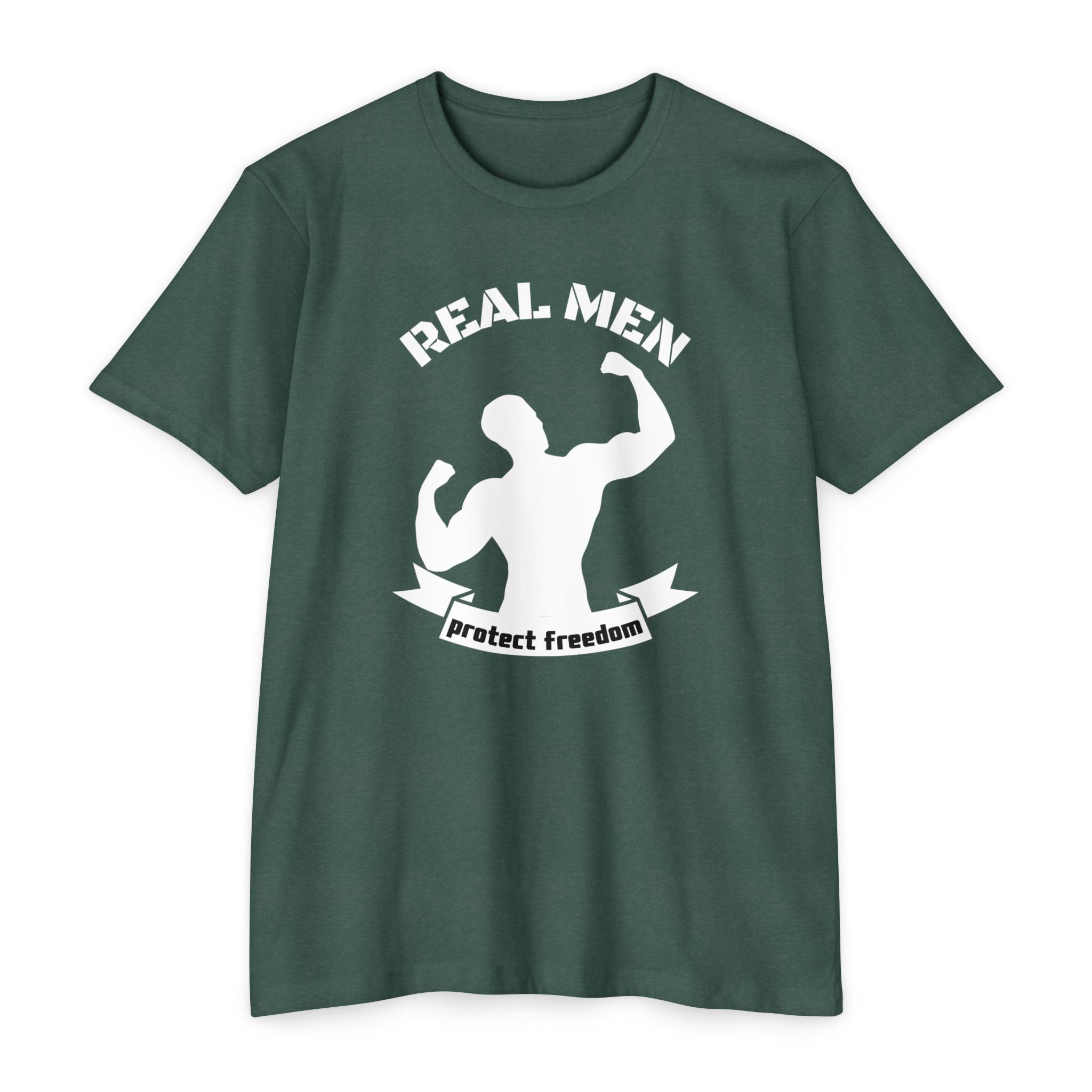 Real Men Protect Freedom | Men's Patriotic T-Shirt | Sizes Up To 4XL
