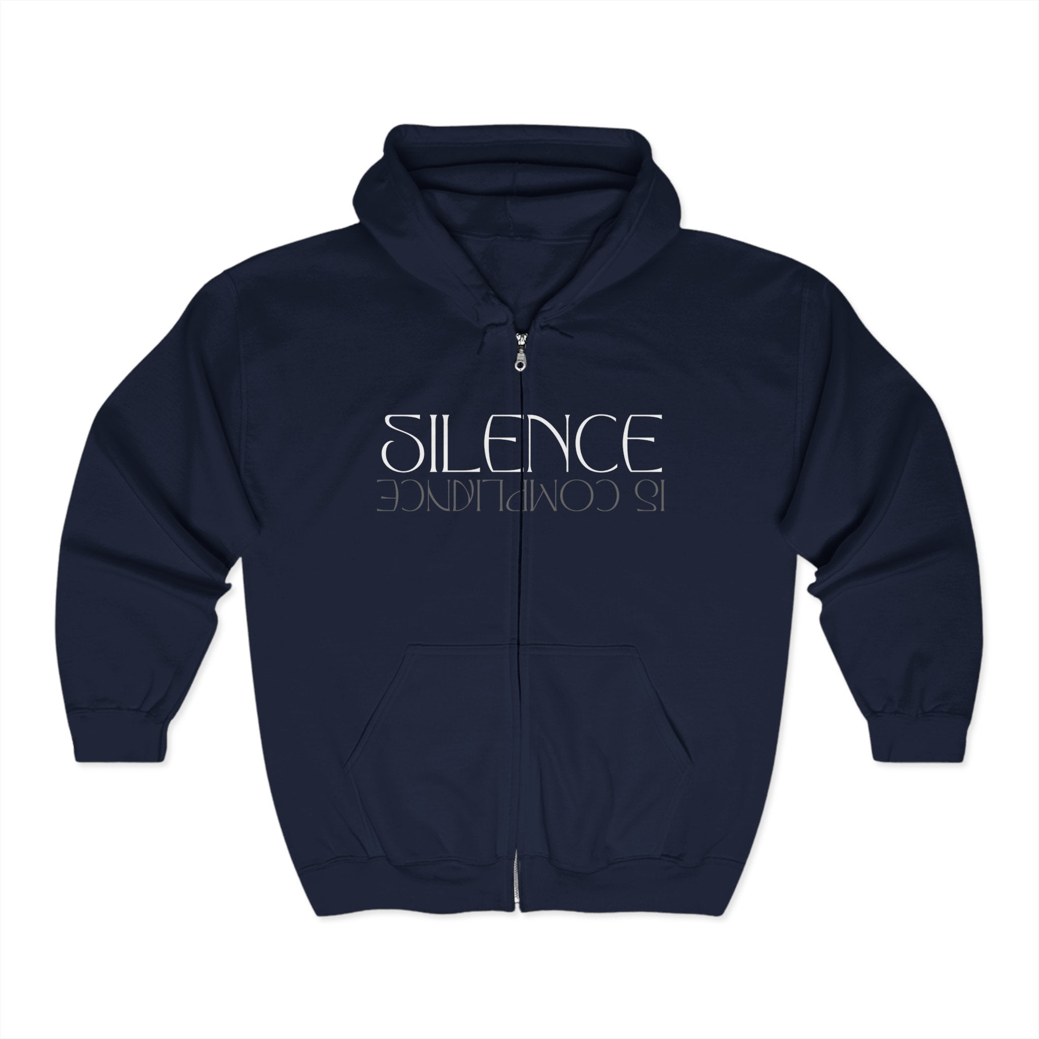 Silence is Compliance | Women's Zip-Up Hoodie | Sizes Up To 3XL