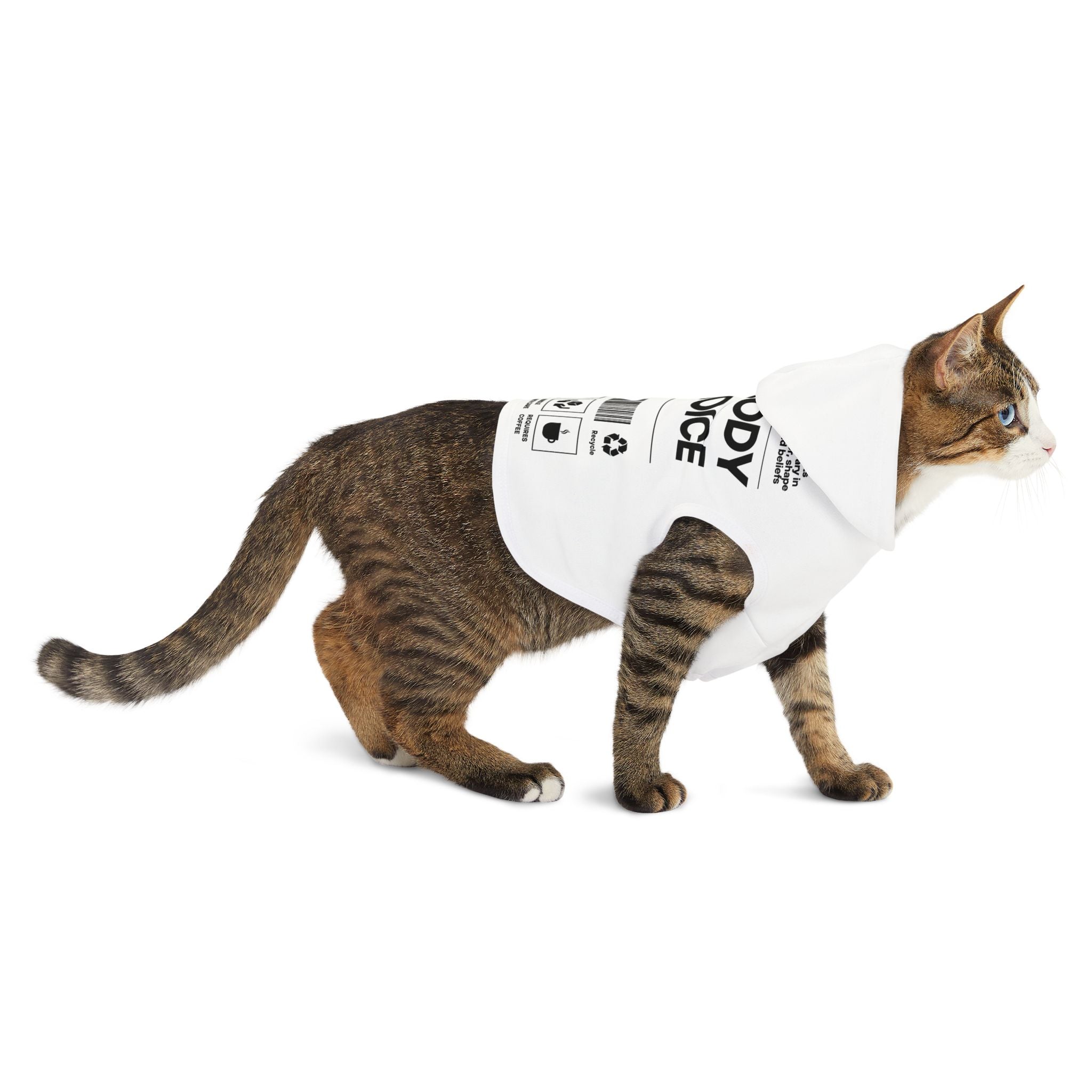 My Body. My Choice. | Organic Dog & Cat Hoodie | Sizes Up To 2XL