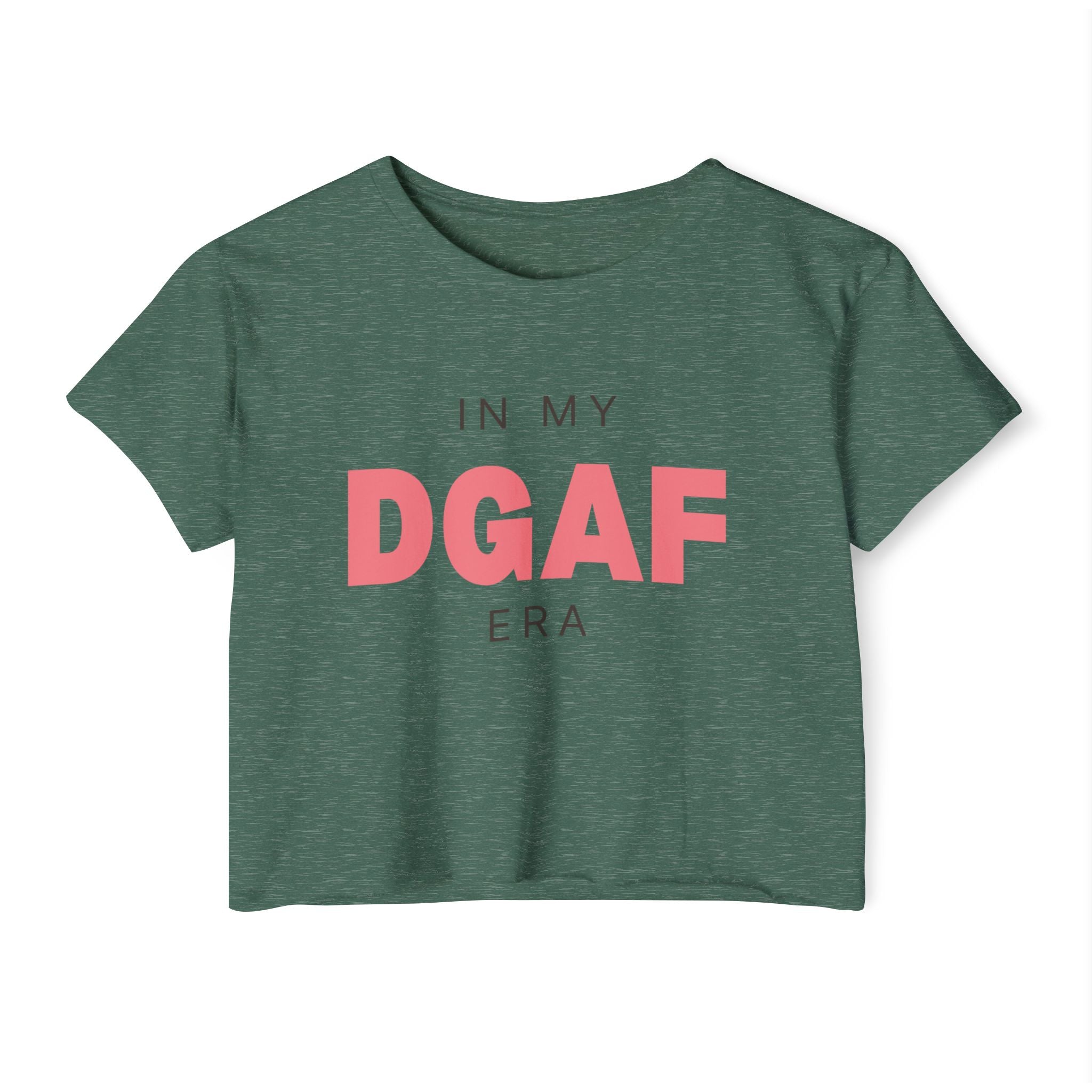 In My DGAF Era | Women’s Crop Top T-Shirt | Sizes Up To 2XL
