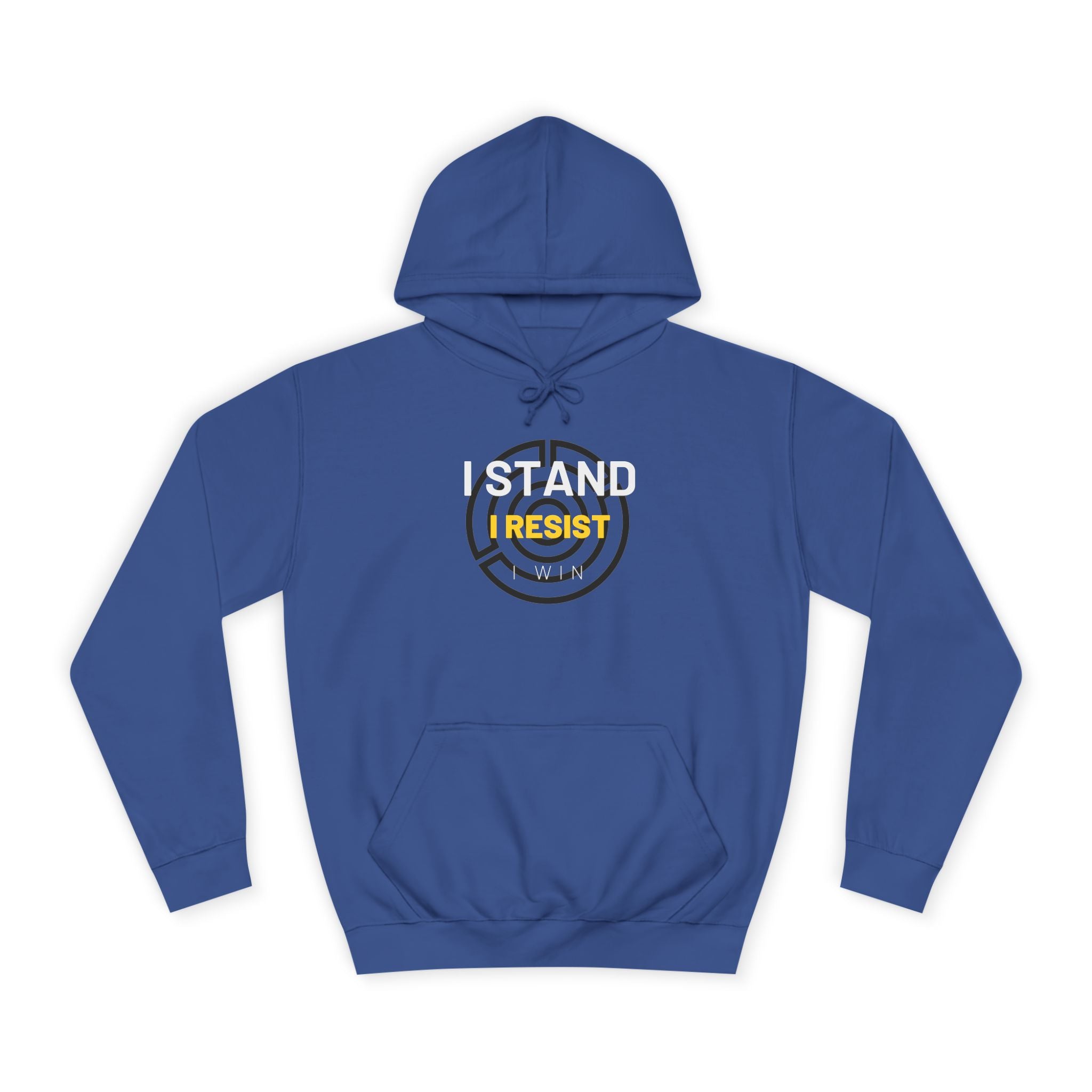 I Stand. I Resist. I Win. | Ultimate Men’s Hoodie for Patriots | Sizes Up To 2XL