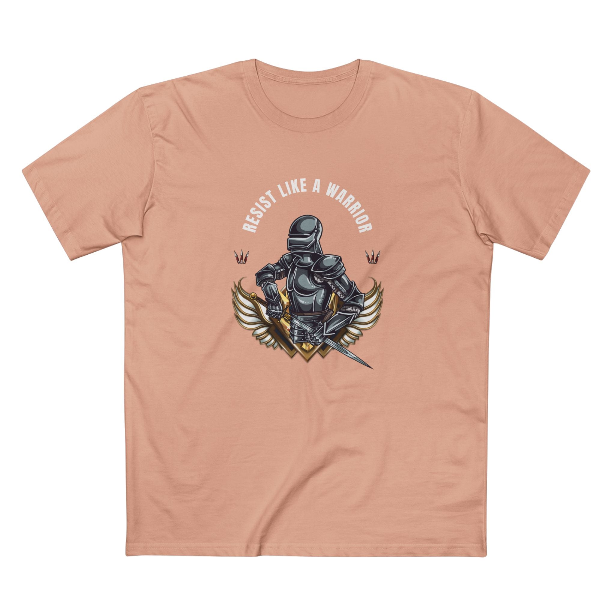 "Resist Like A Warrior" | Men's 100% Cotton T-Shirt | Sizes Up To 3XL