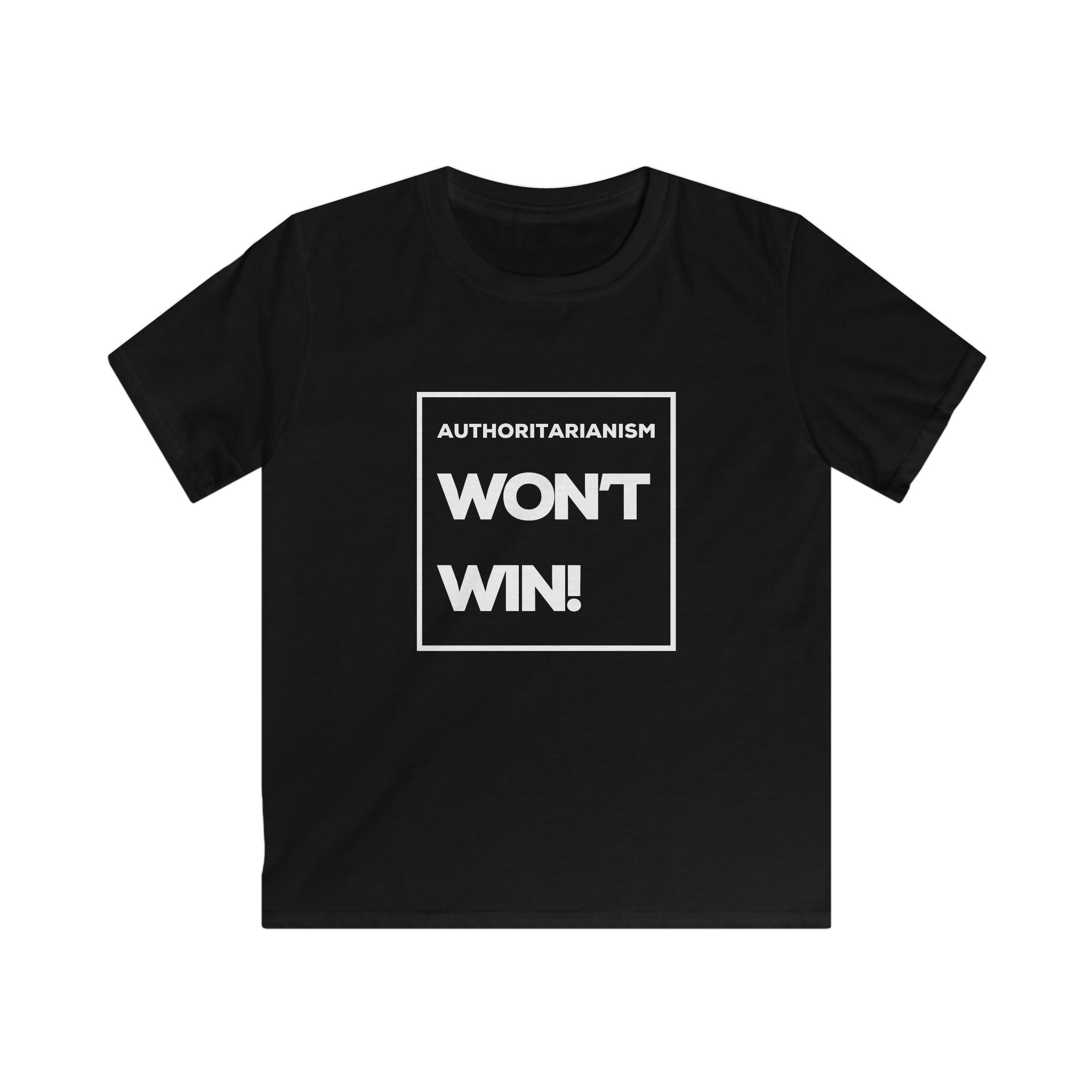 Authoritarianism Won’t Win! | Kids' Resistance T-Shirt | Sizes Up To XL