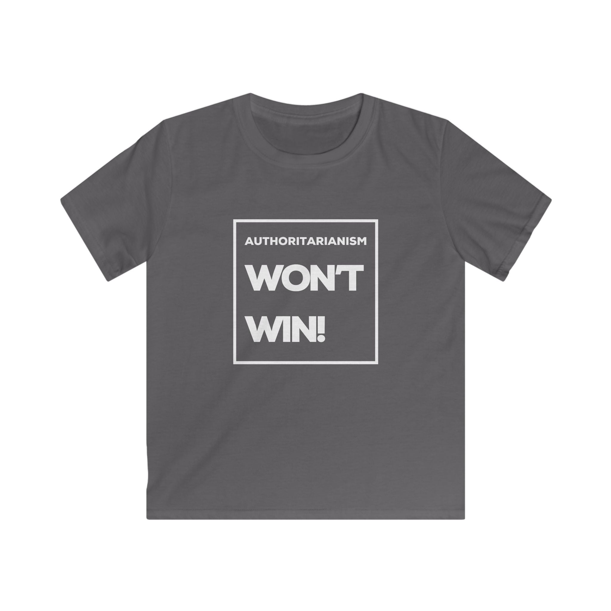 Authoritarianism Won’t Win! | Kids' Resistance T-Shirt | Sizes Up To XL