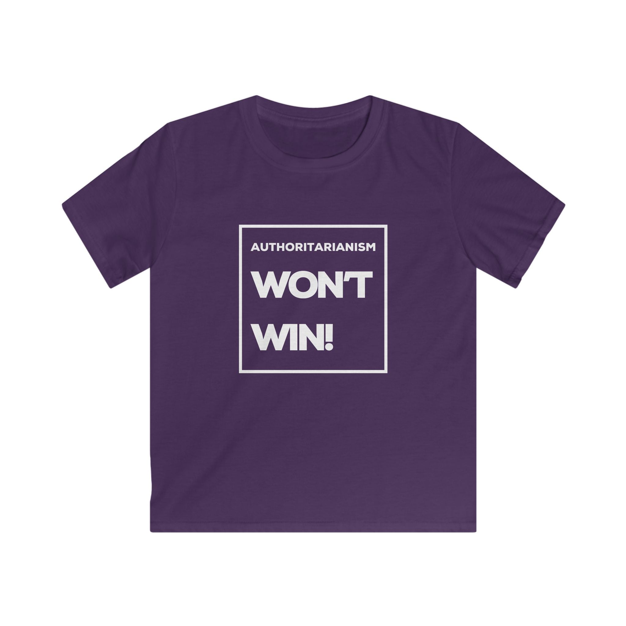Authoritarianism Won’t Win! | Kids' Resistance T-Shirt | Sizes Up To XL