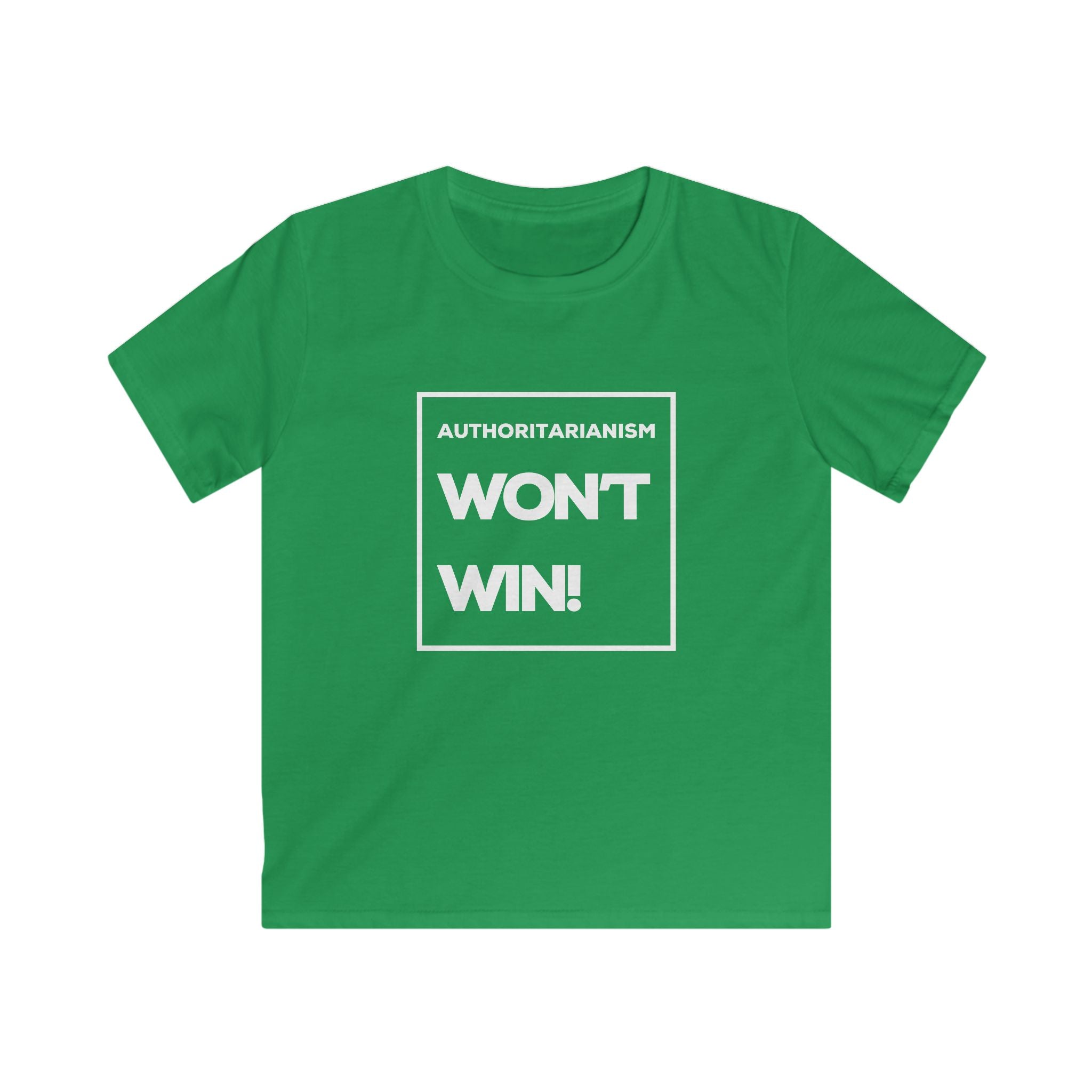 Authoritarianism Won’t Win! | Kids' Resistance T-Shirt | Sizes Up To XL