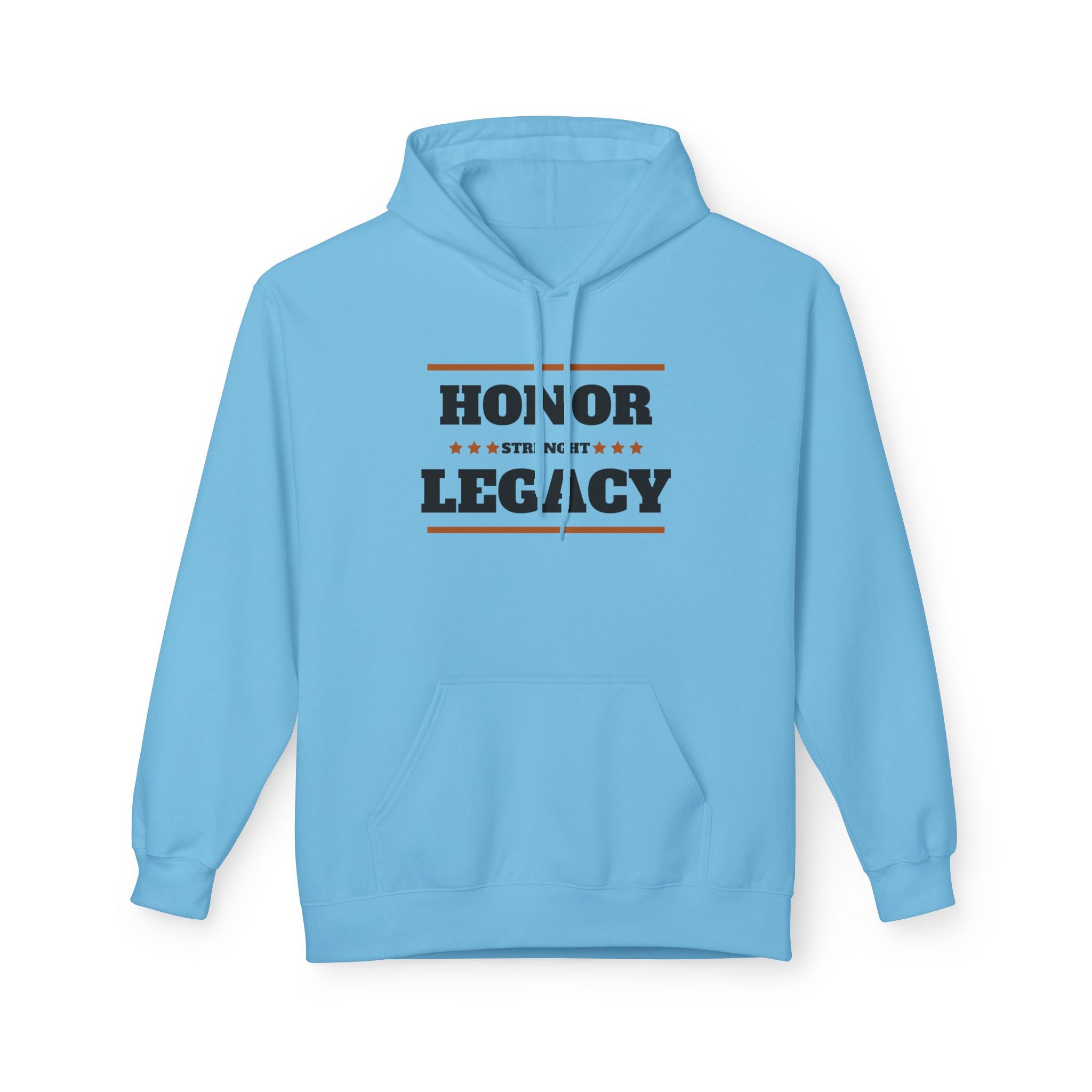 Honor. Strength. Legacy | Men's Softstyle Fleece Hoodie | Sizes Up To 5XL