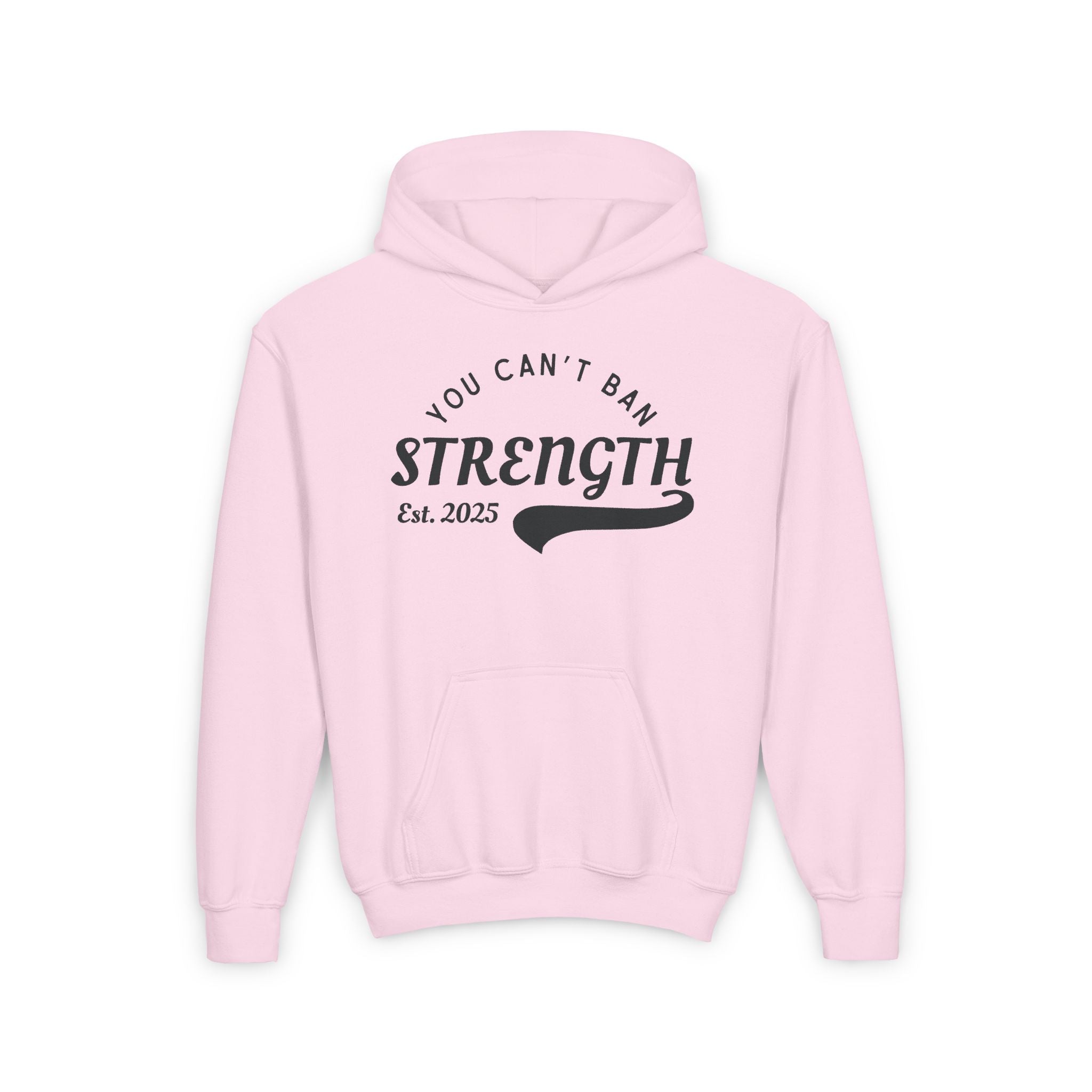 You Can’t Ban Strength | Youth Heavy Blend Hoodie | Sizes Up To XL