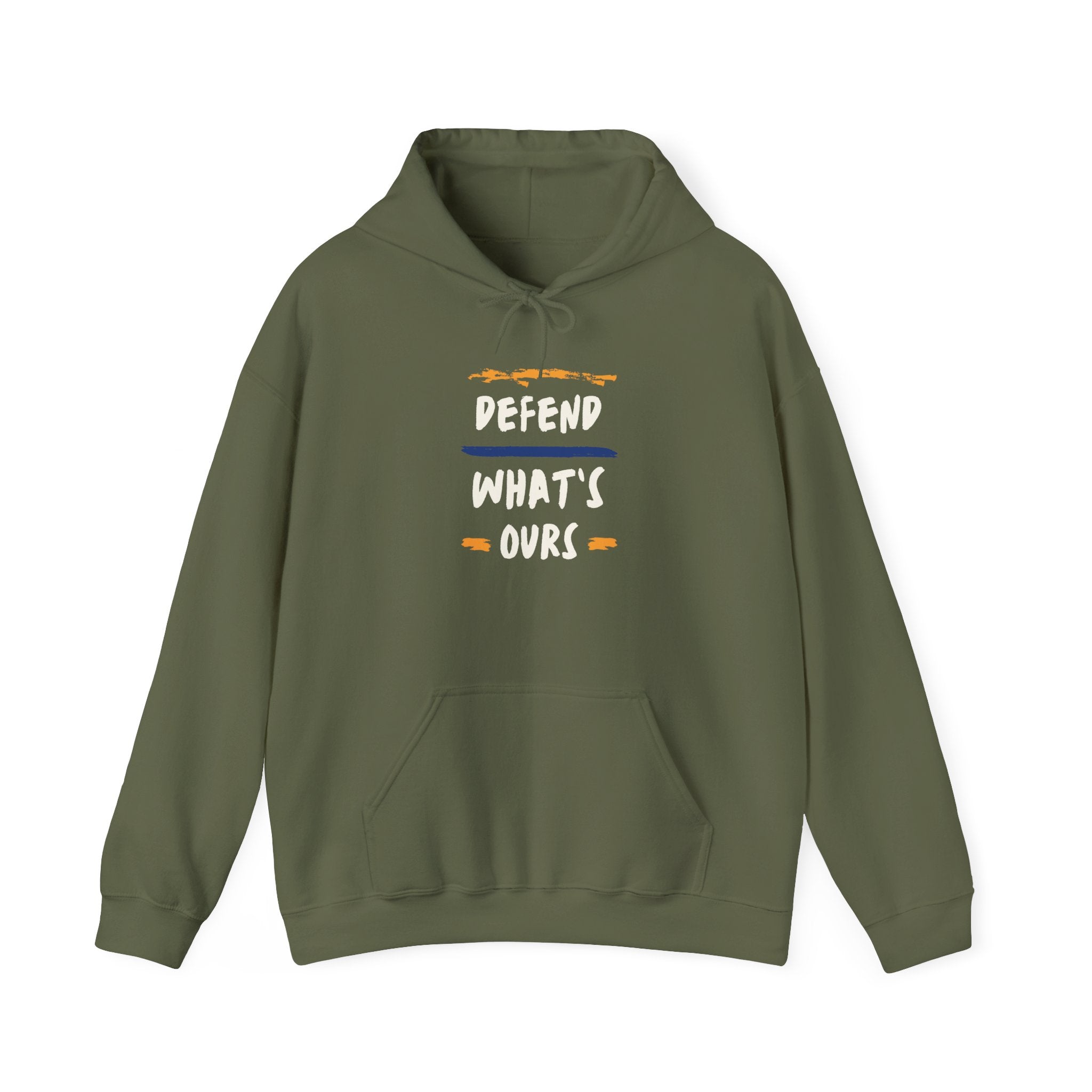 Defend What's Ours | Men's Soft Cotton Blend Hoodie | Sizes Up To 5XL