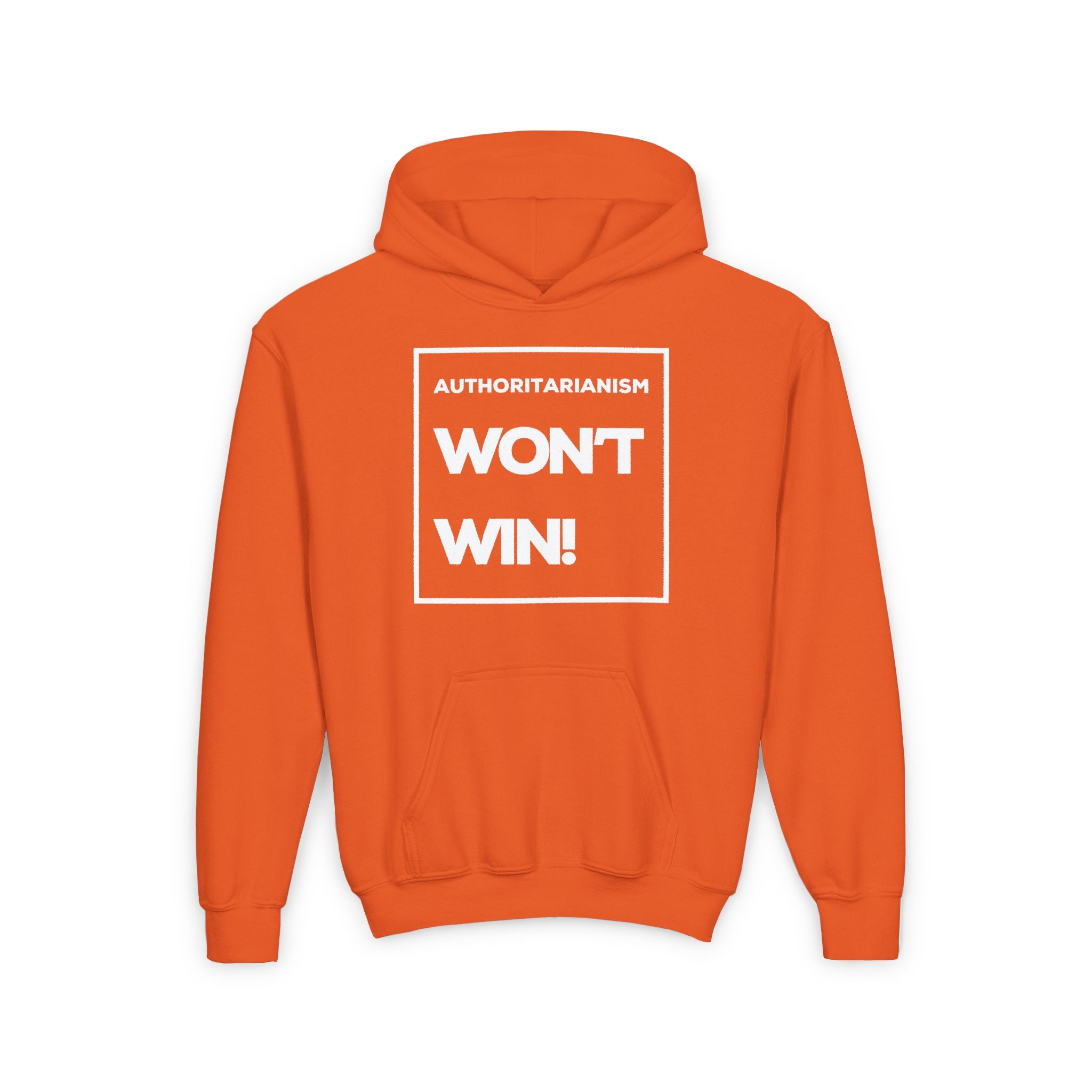 Authoritarianism Won’t Win! | Youth Resistance Hoodie | Sizes Up To XL
