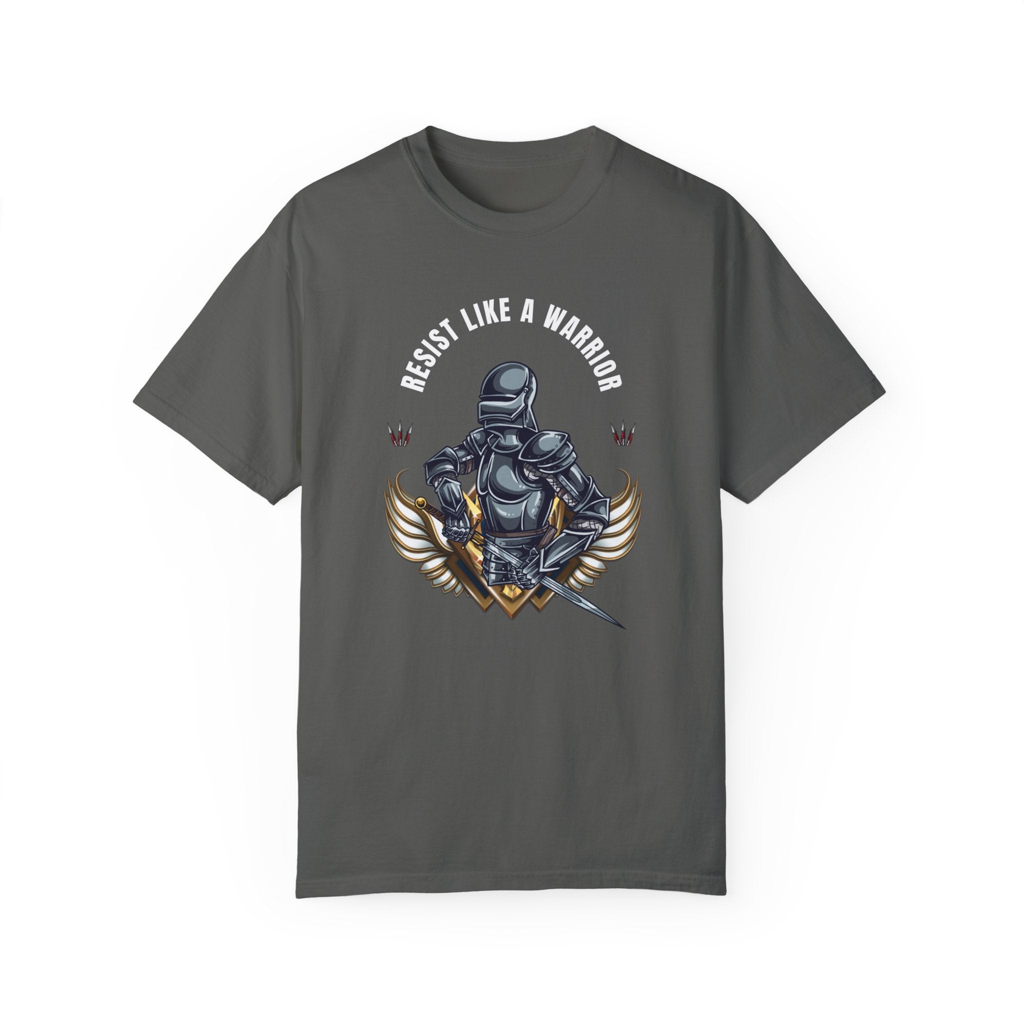 'Resist Like a Warrior' | Men's 100% USA Cotton T-shirt | Sizes Up To 4XL
