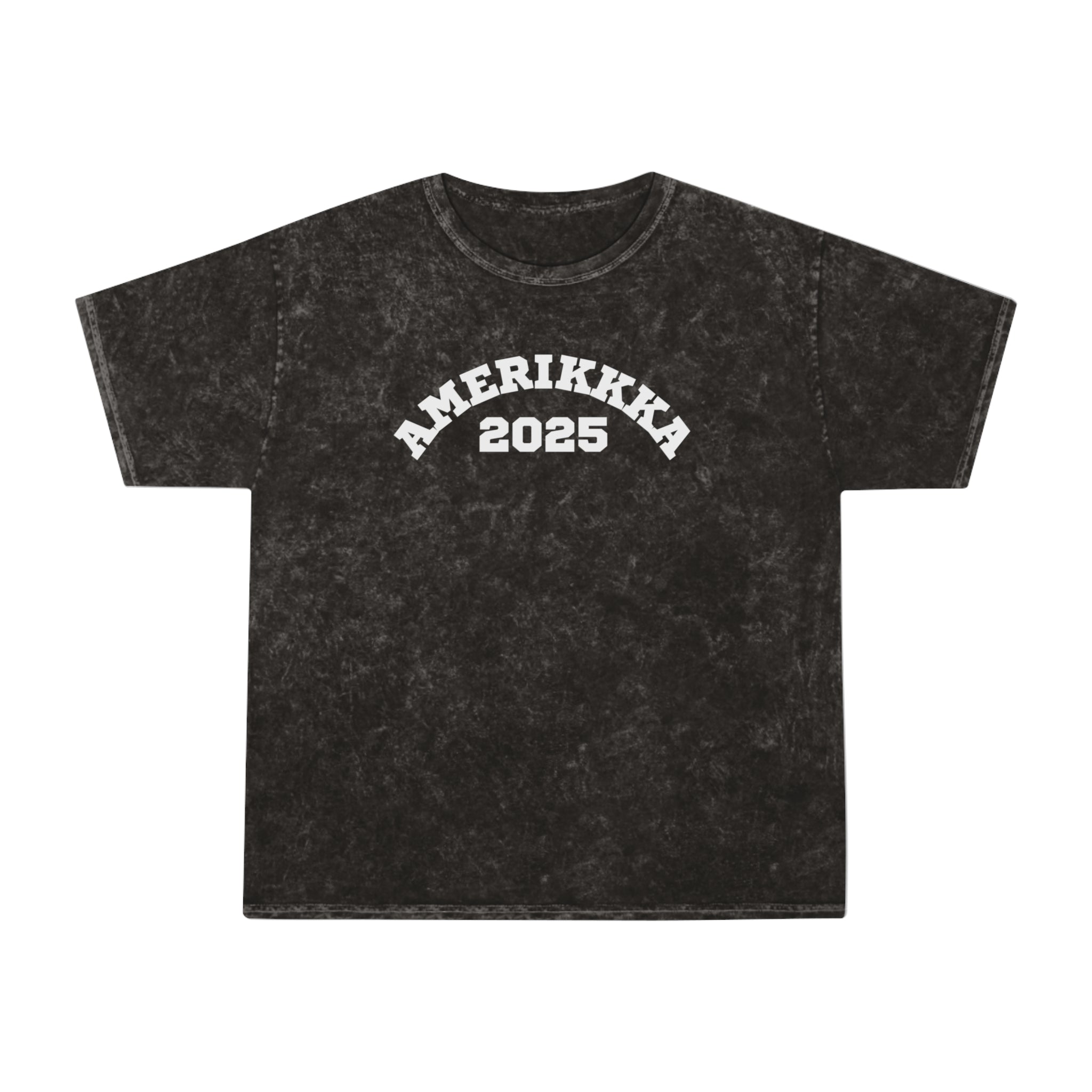 AMERIKKKA 2025 | Women's 100% Cotton Mineral Wash T-Shirt | Sizes Up To 2XL