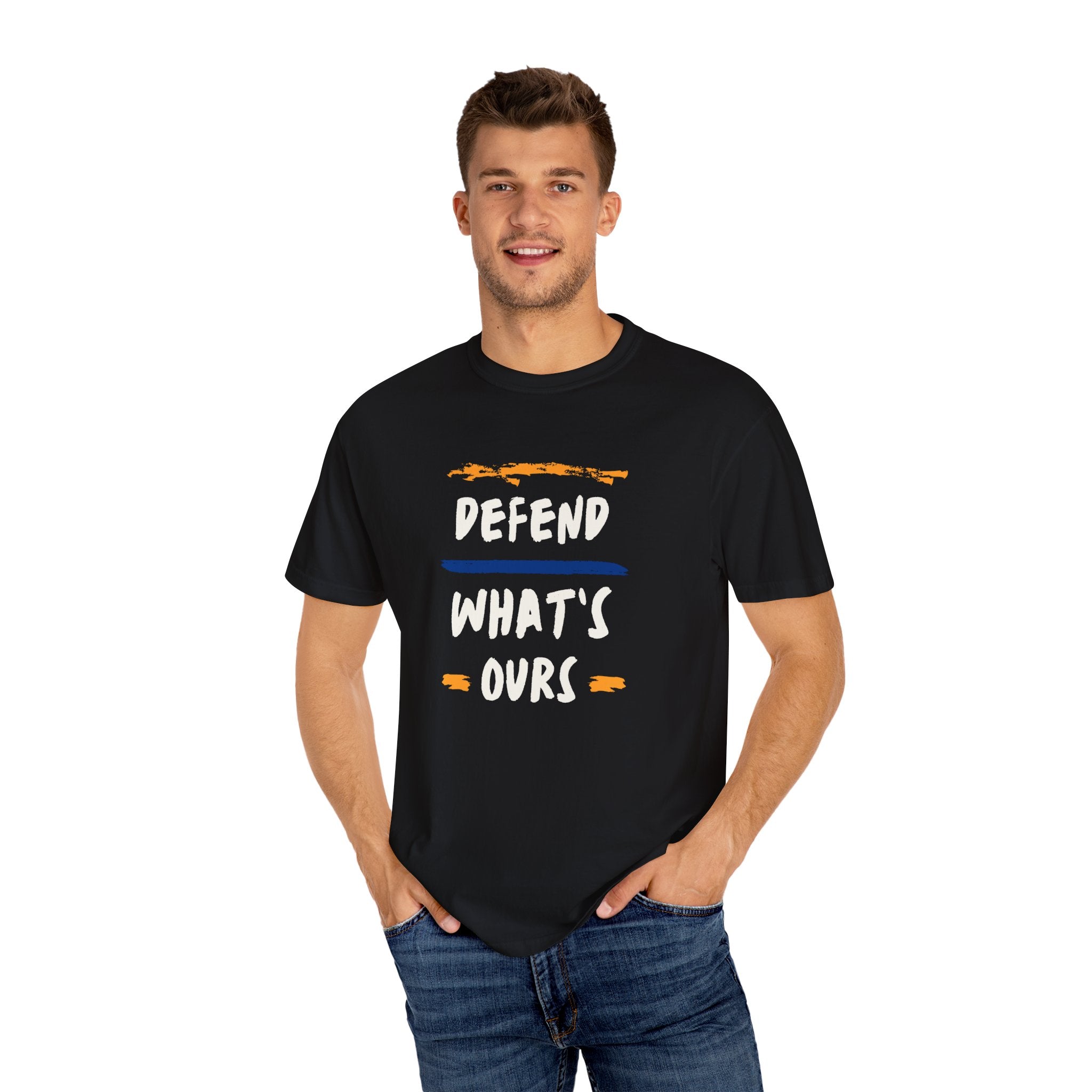 Defend What's Ours | Men's 100% USA Cotton T-Shirt | Sizes Up To 4XL