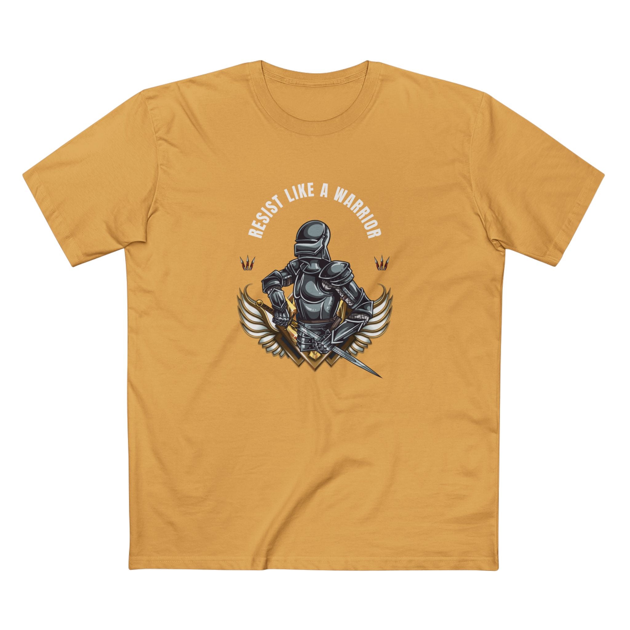 "Resist Like A Warrior" | Men's 100% Cotton T-Shirt | Sizes Up To 3XL