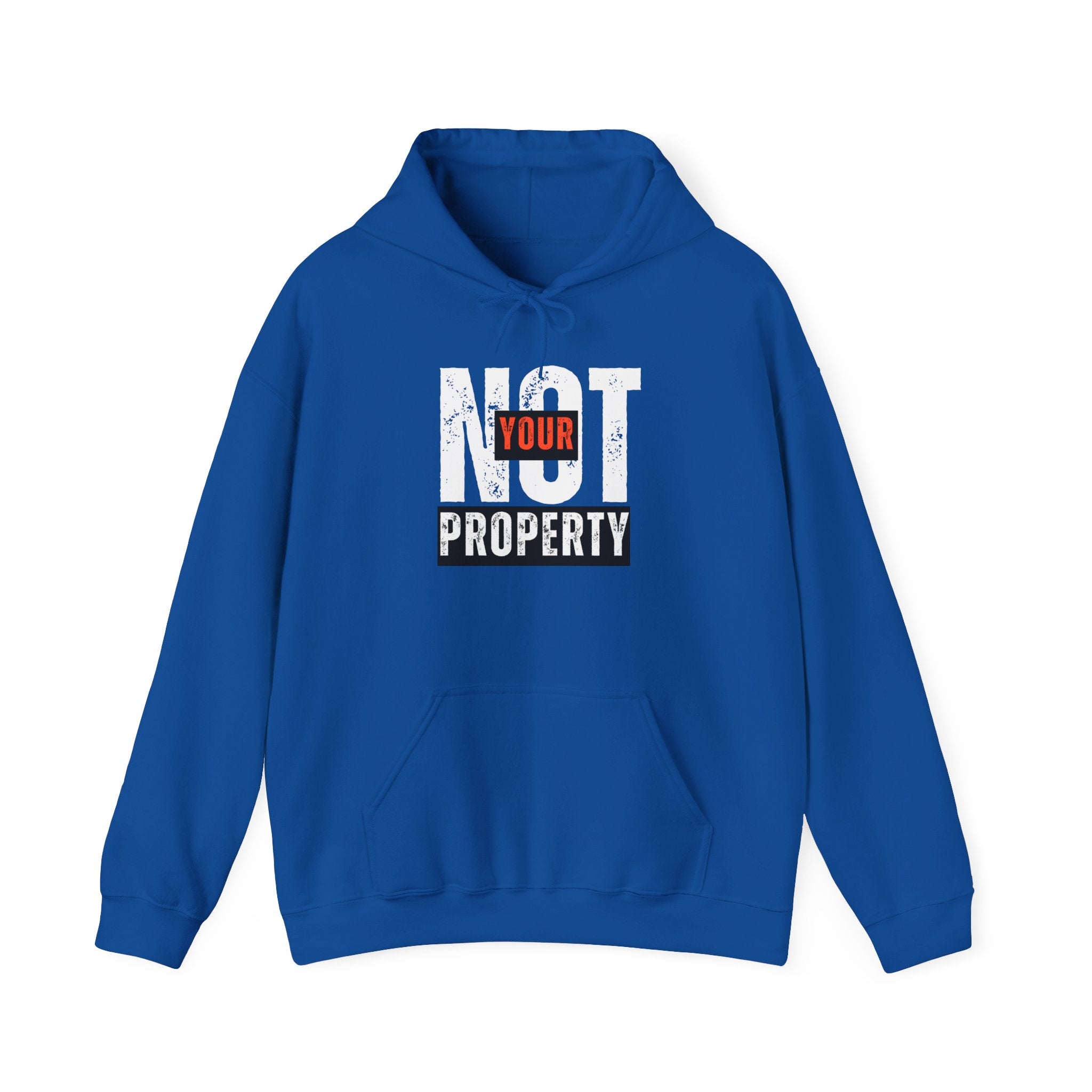 Not Your Property | Women's Soft Cotton Poly Blend Hoodie | Sizes Up To 5XL