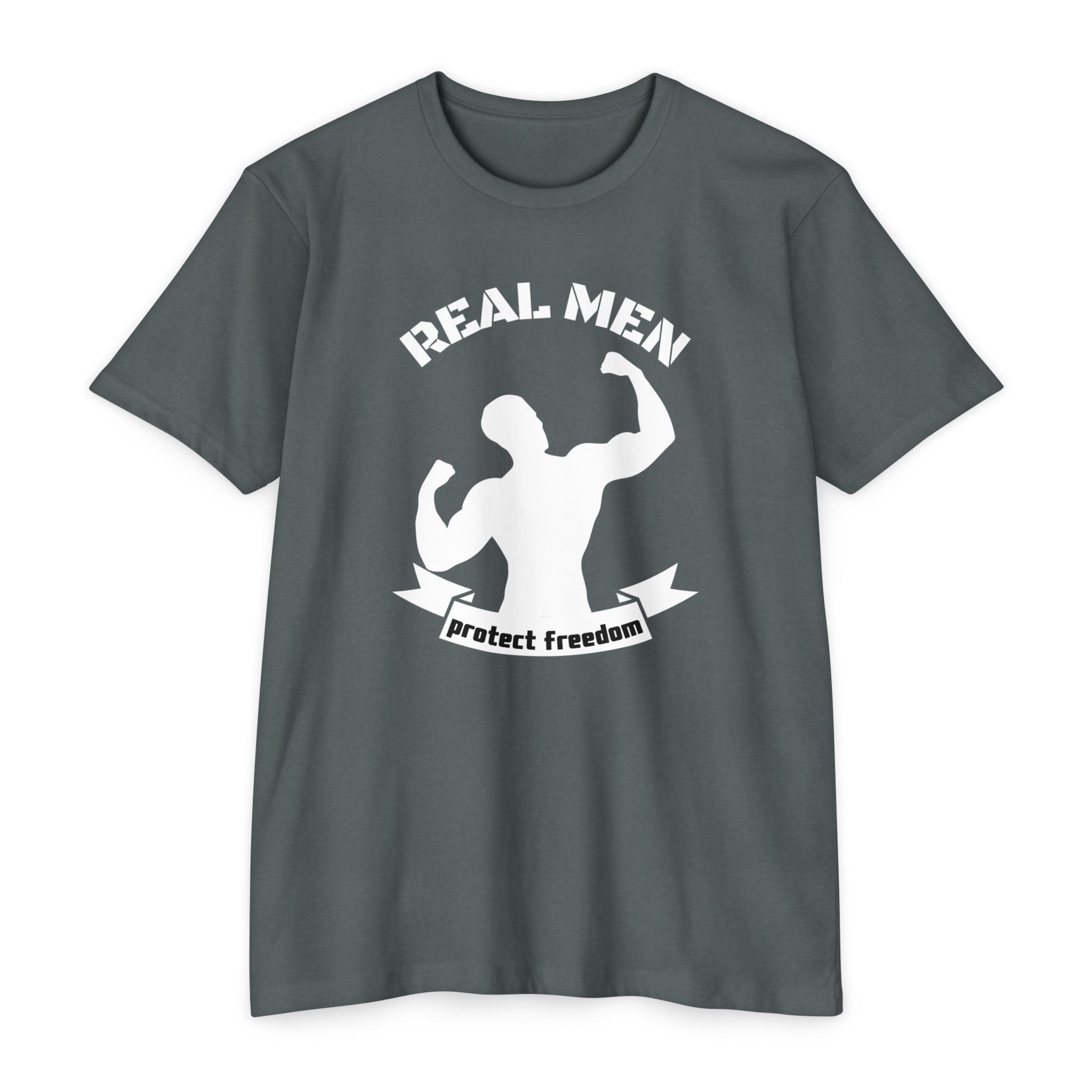 Real Men Protect Freedom | Men's Patriotic T-Shirt | Sizes Up To 4XL