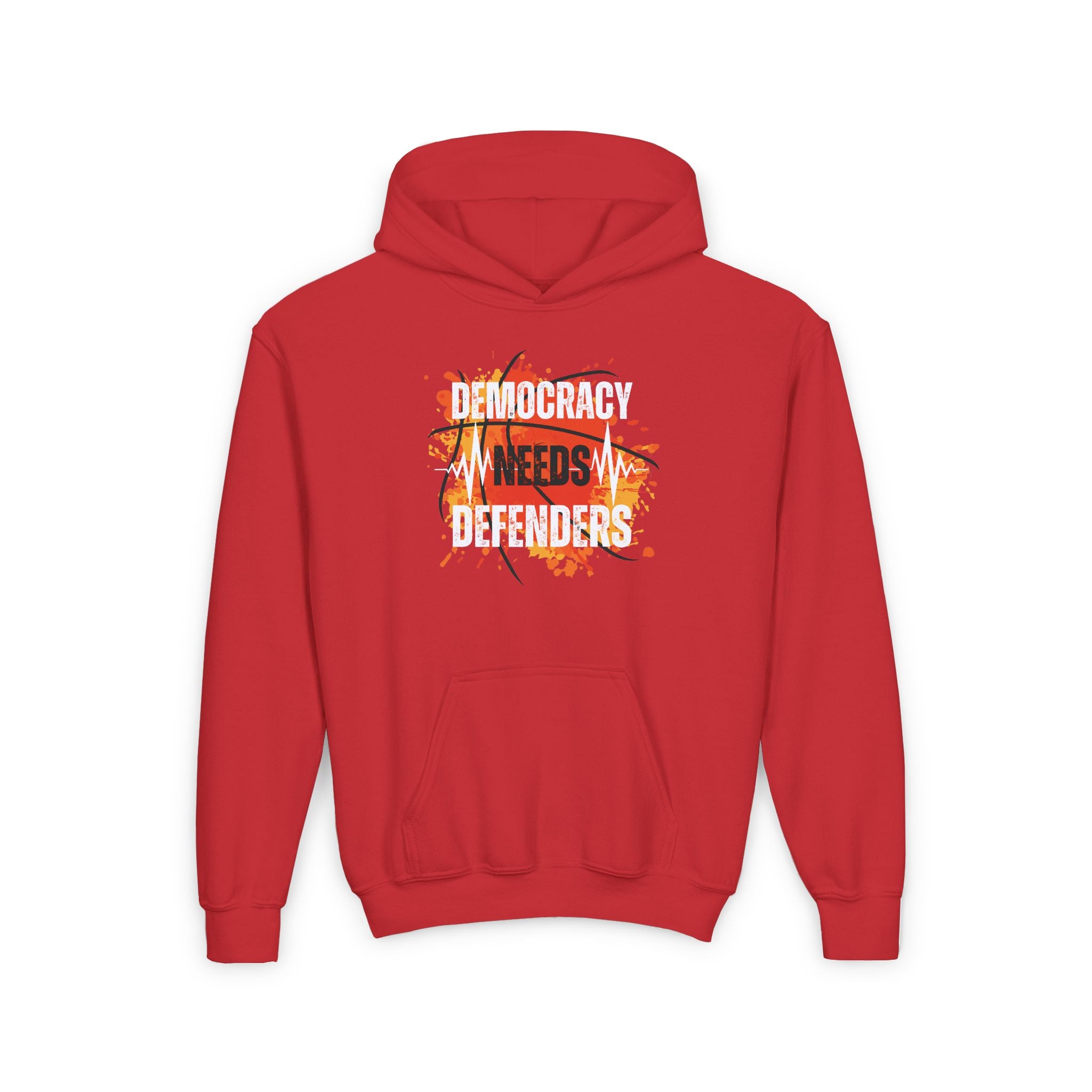 Democracy Needs Defenders | Youth Ultra Soft 100% Sweatshirt | Sizes Up To XL