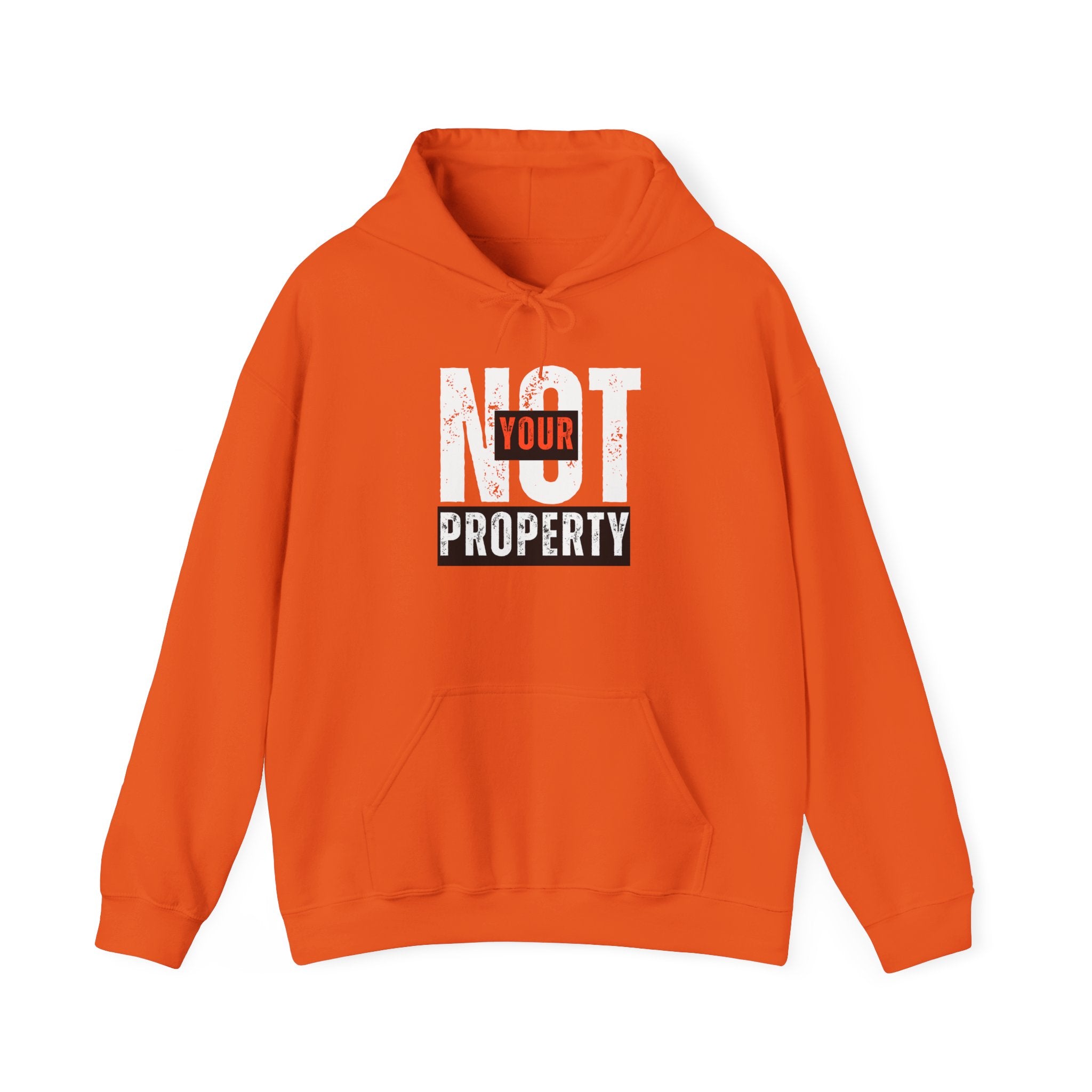 Not Your Property | Women's Soft Cotton Poly Blend Hoodie | Sizes Up To 5XL