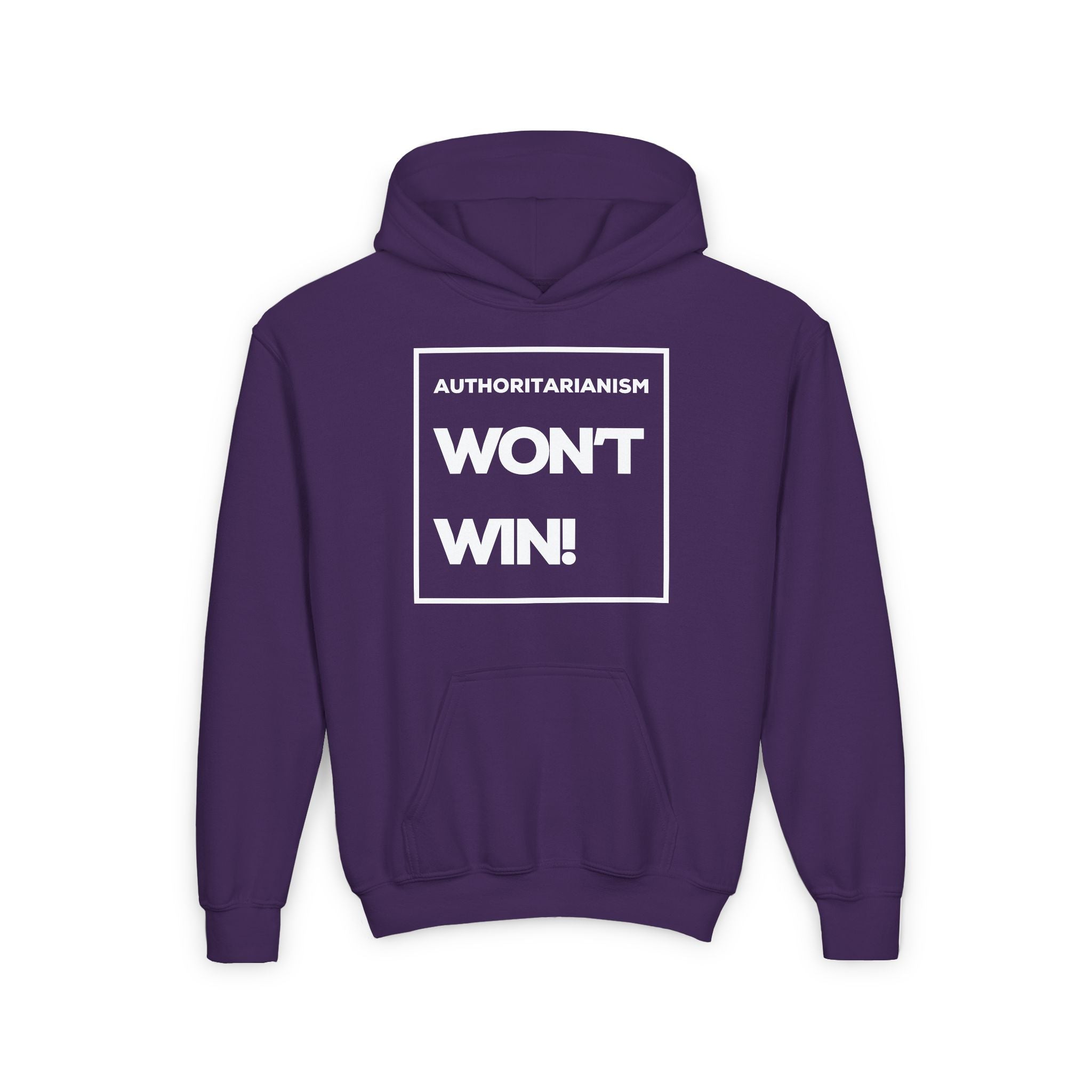 Authoritarianism Won’t Win! | Youth Resistance Hoodie | Sizes Up To XL