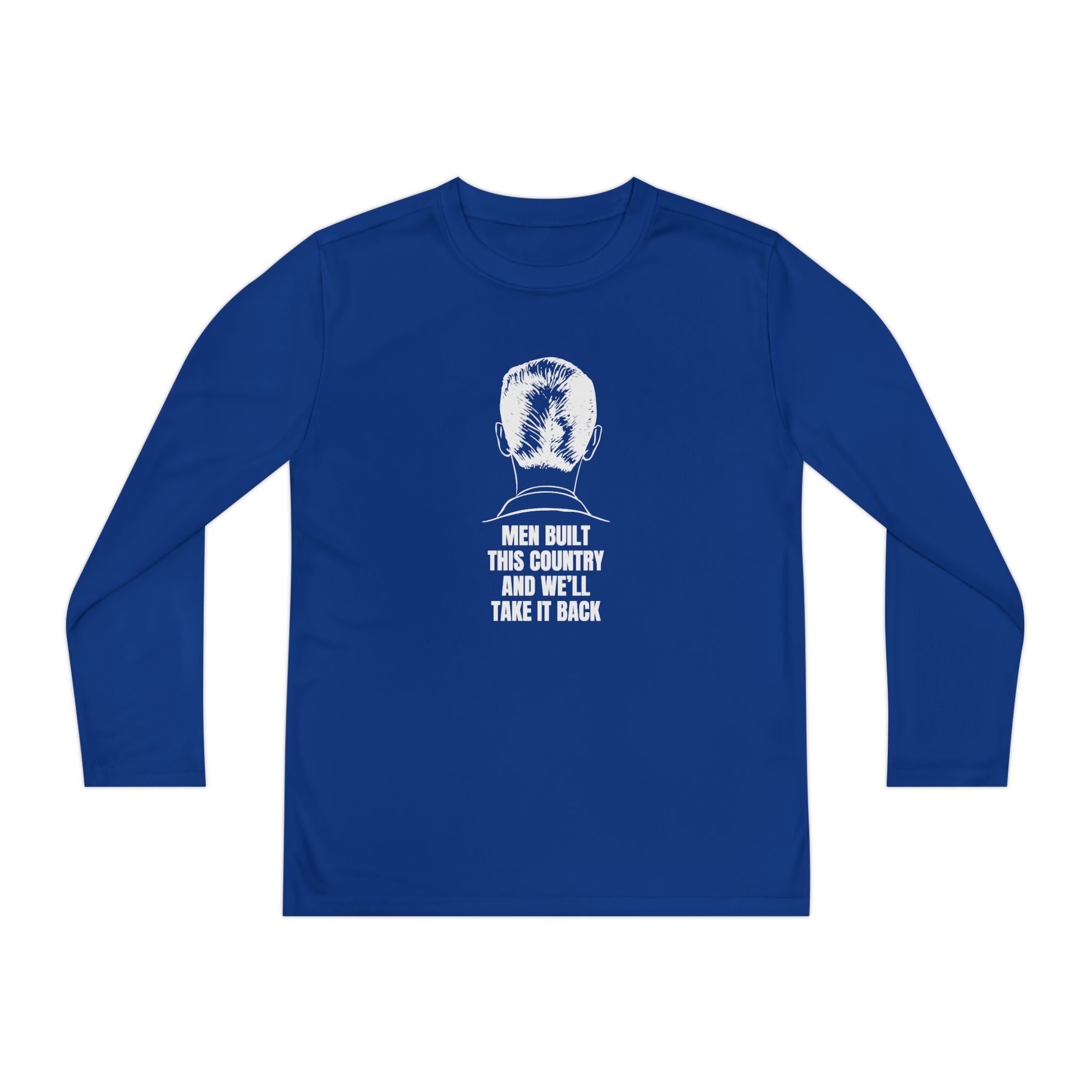 Men Built This Country | Youth Long Sleeve Tee | Future Leader & Patriot