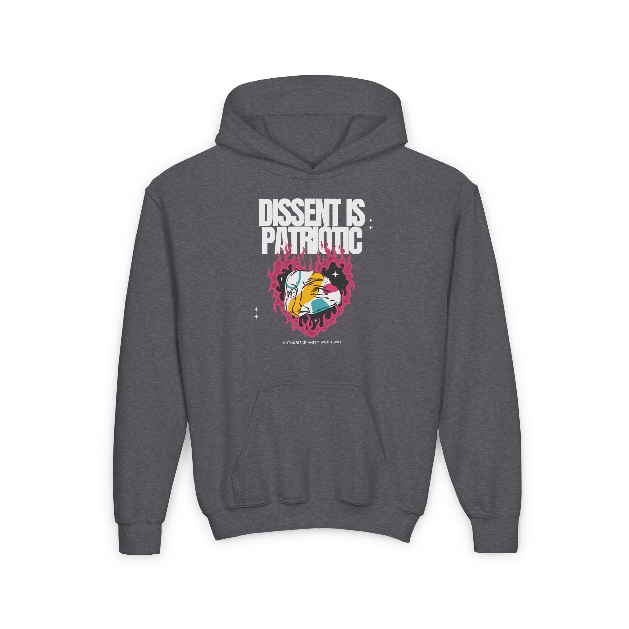 Dissent is Patriotic | Youth Cotton/Poly Blend Hoodie | Sizes Up To XL