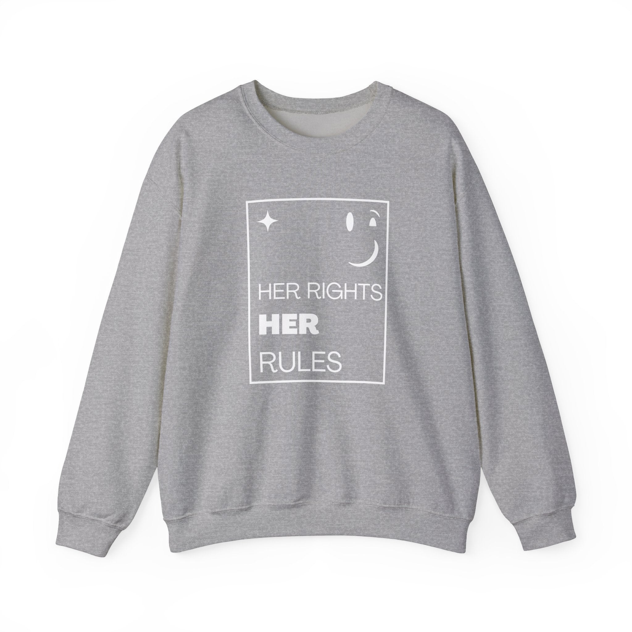 Her Rights, Her Rules | Women's Crewneck Sweatshirt | Sizes Up To 5XL