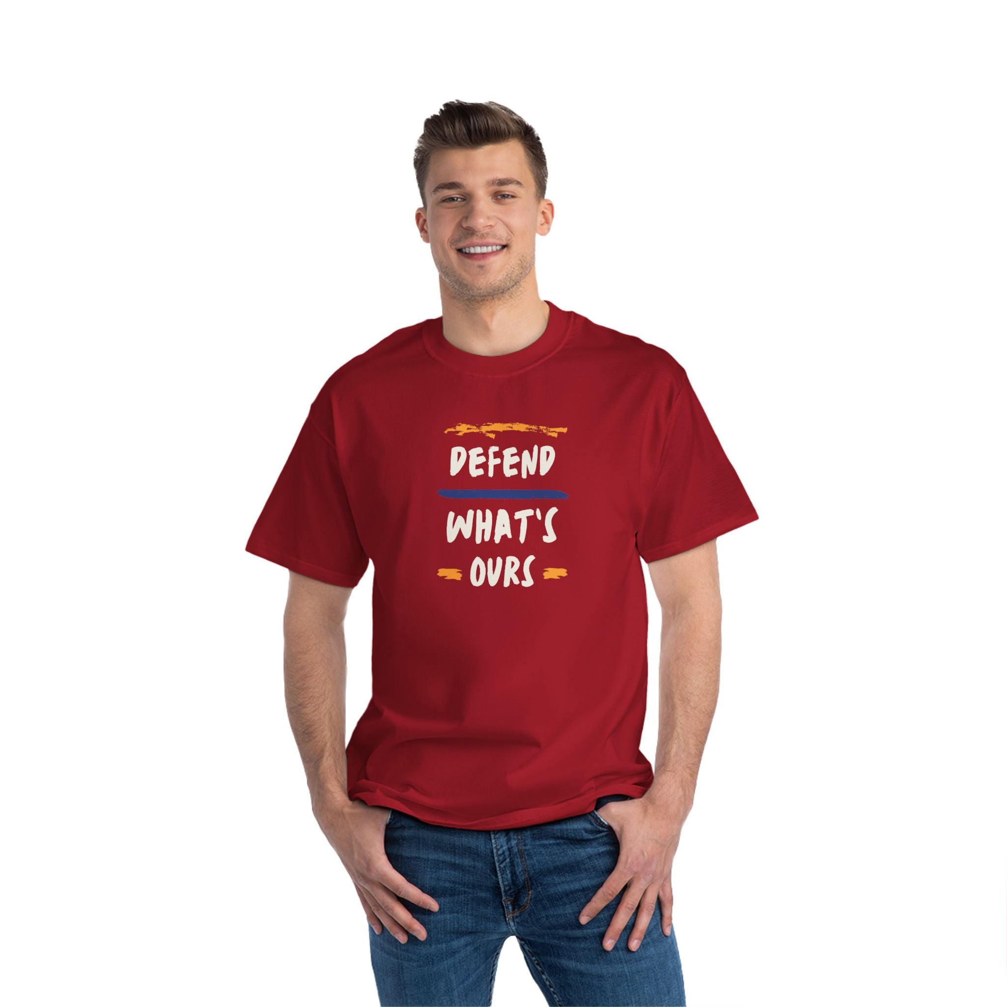Defend What's Ours | Men's Short-Sleeve T-Shirt | Sizes Up To 6XL