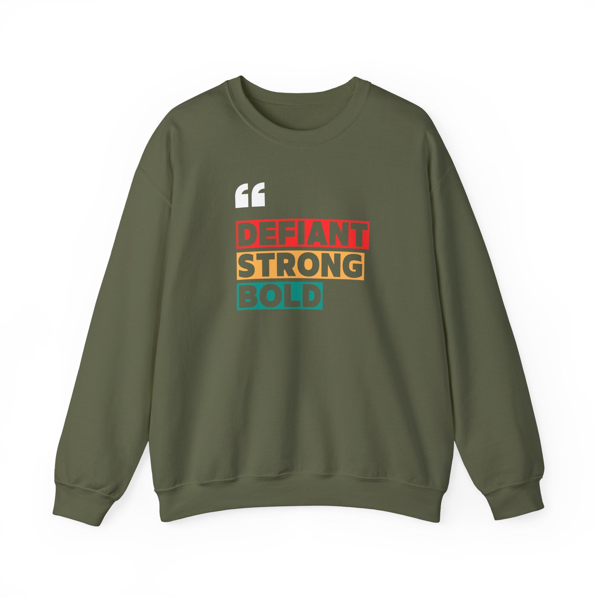 Defiant. Strong. Bold. | Women's Crewneck Sweatshirt | Sizes Up To 5XL