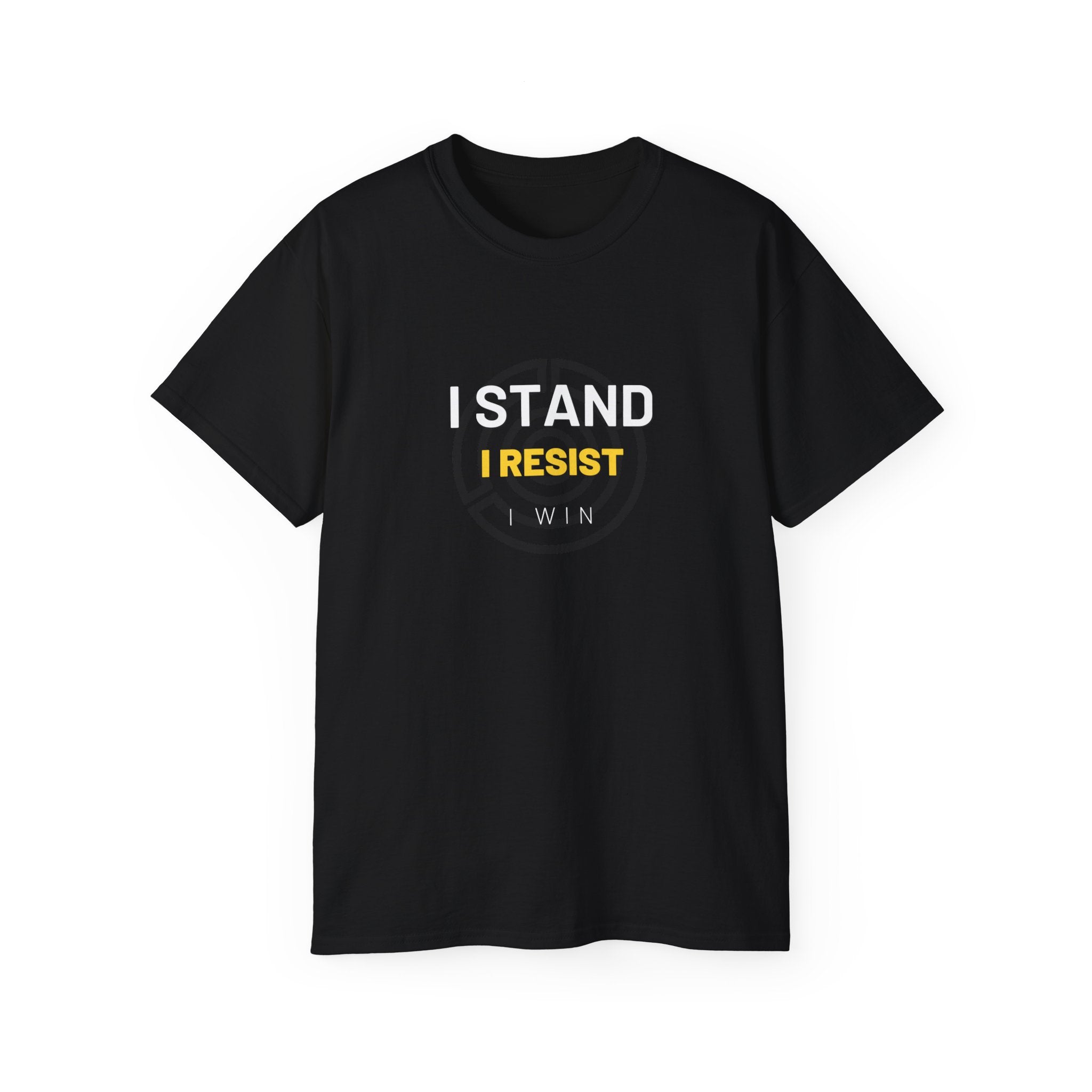 I Stand. I Resist. I Win. | Men's 100% Cotton T-Shirt | Sizes Up To 5XL
