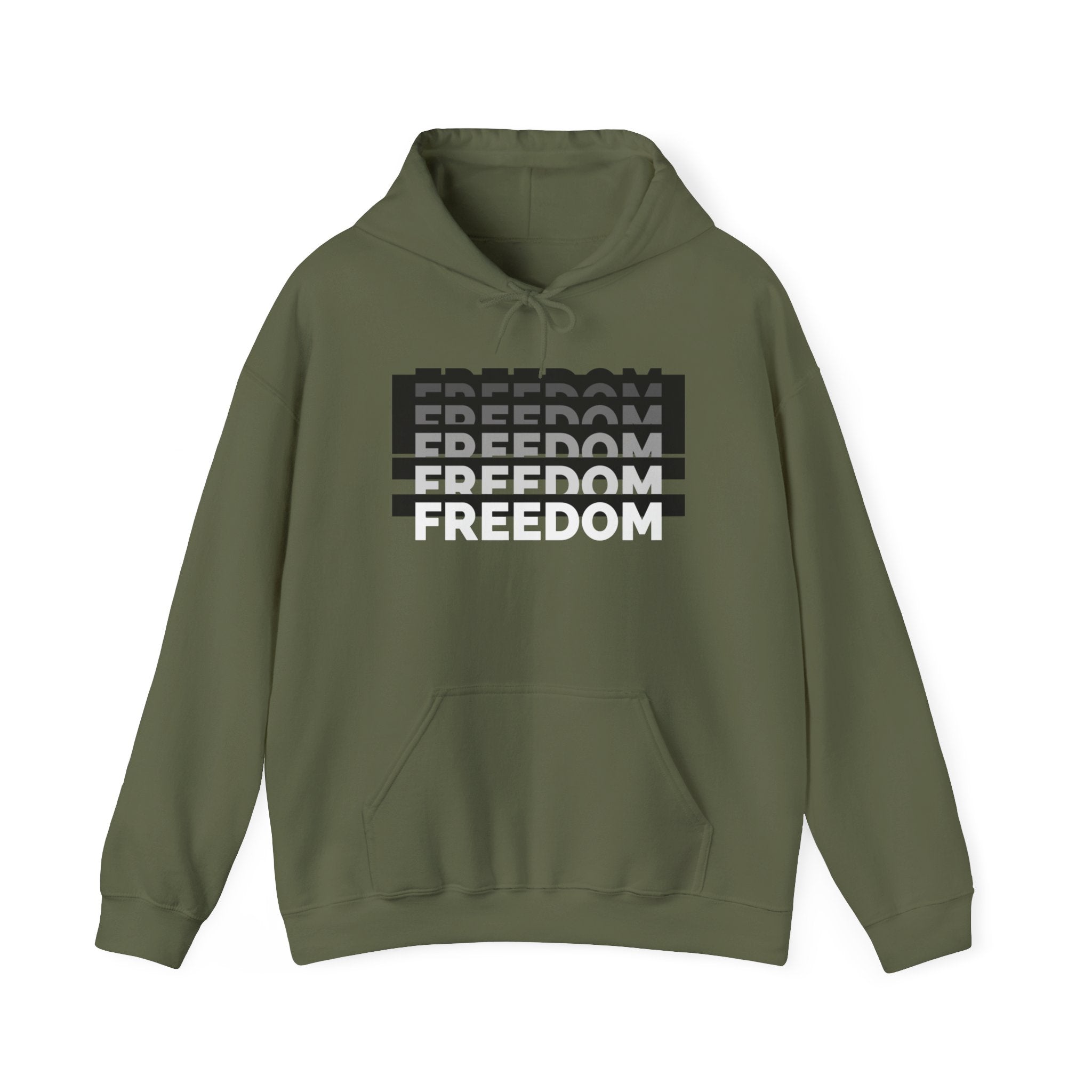 Freedom | Men's Ultra Comfortable Hoodie | Sizes Up To 5XL