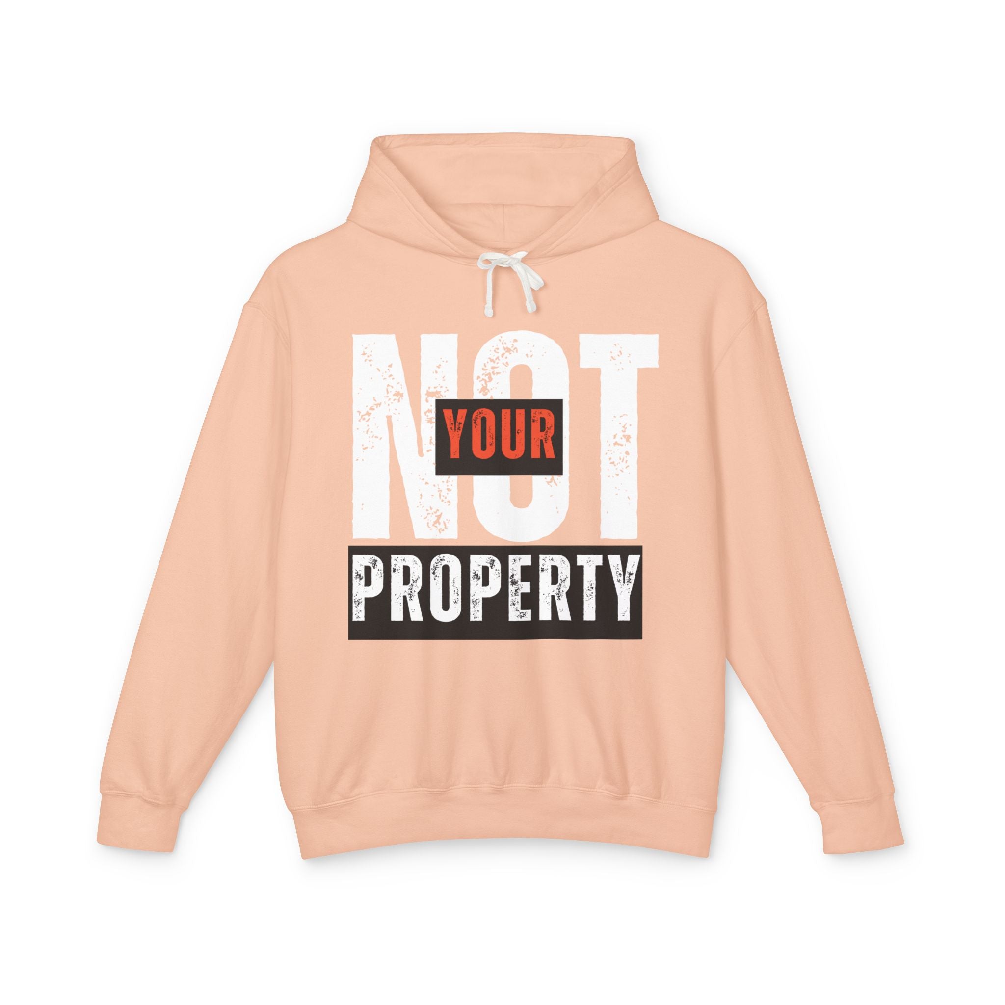 Not Your Property | 100% Cotton Men's Lightweight Hoodie | Sizes Up To 3XL
