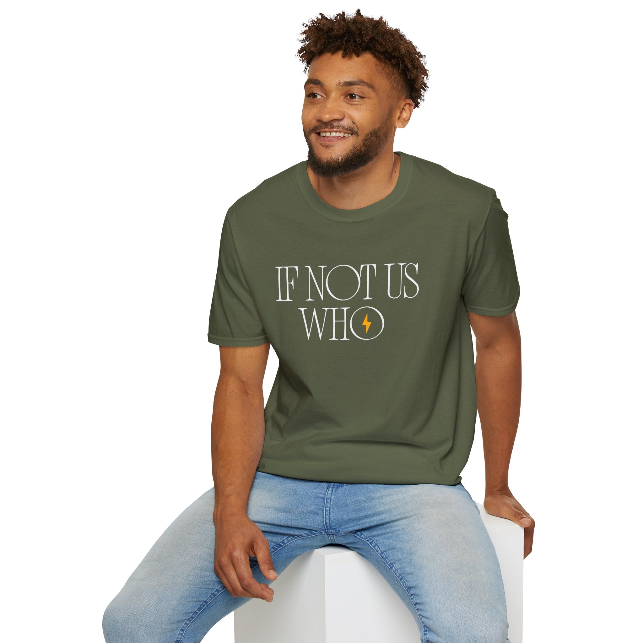 If Not Us, Who | Men's 100% Cotton T-Shirt | Sizes Up To 5XL