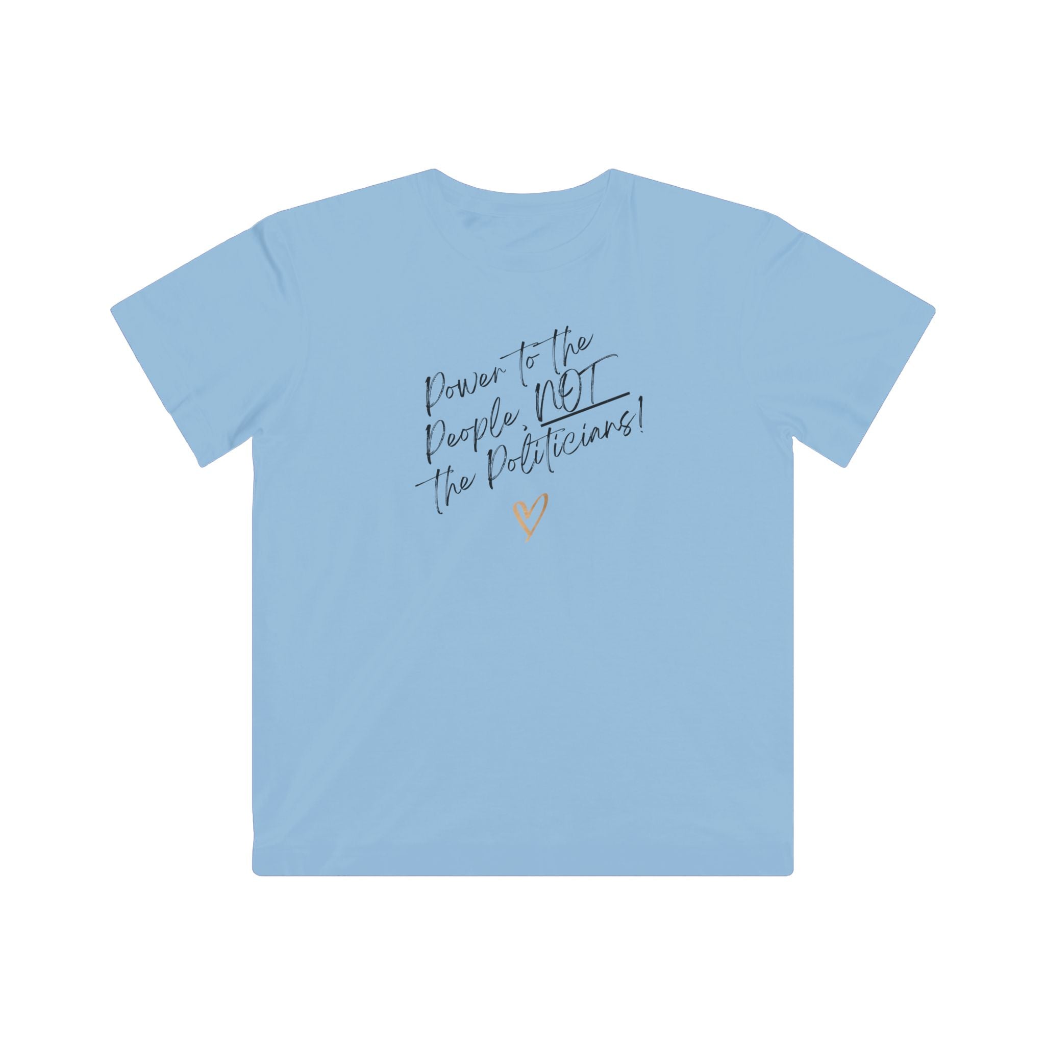Power to the People | Kids Super Soft 100% Cotton T-Shirt | Sizes XS to XL
