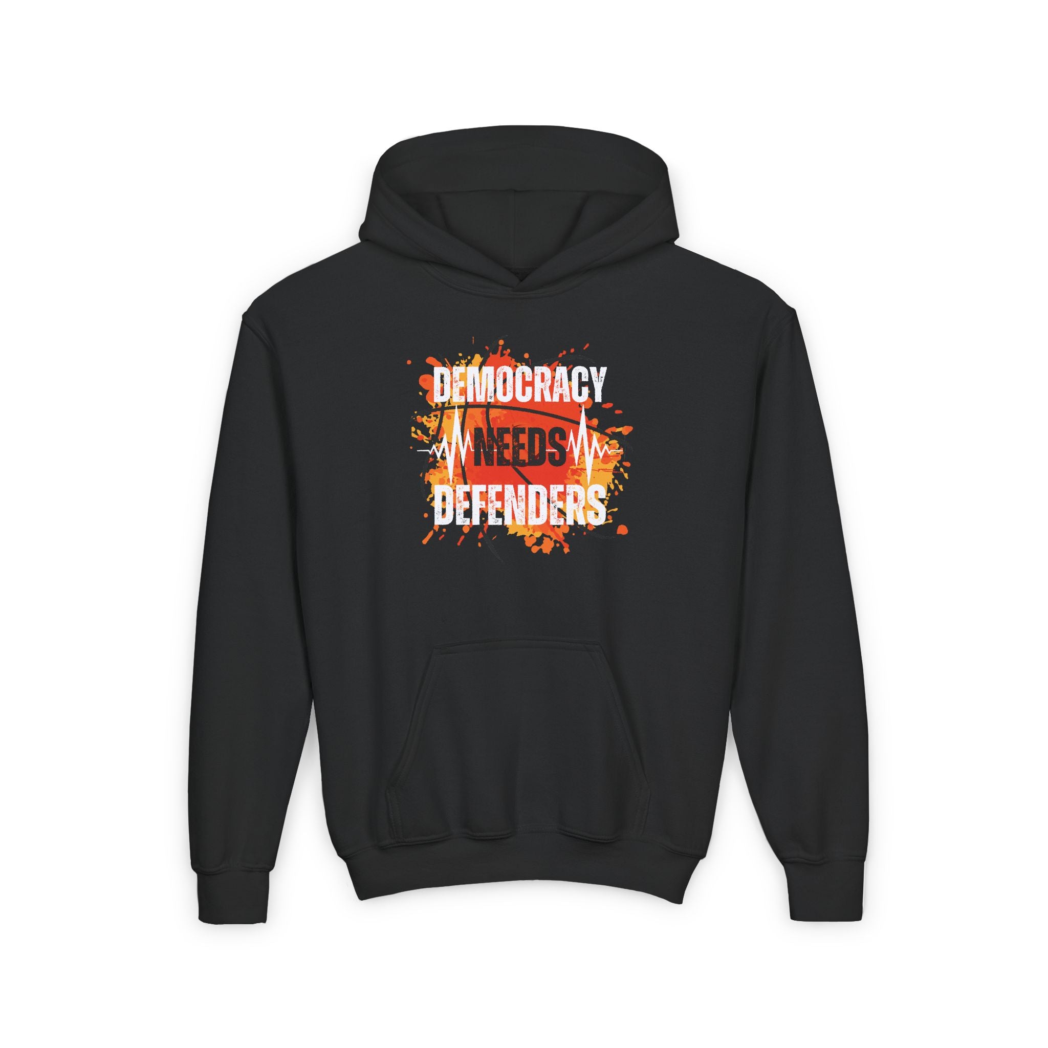 Democracy Needs Defenders | Youth Ultra Soft 100% Sweatshirt | Sizes Up To XL